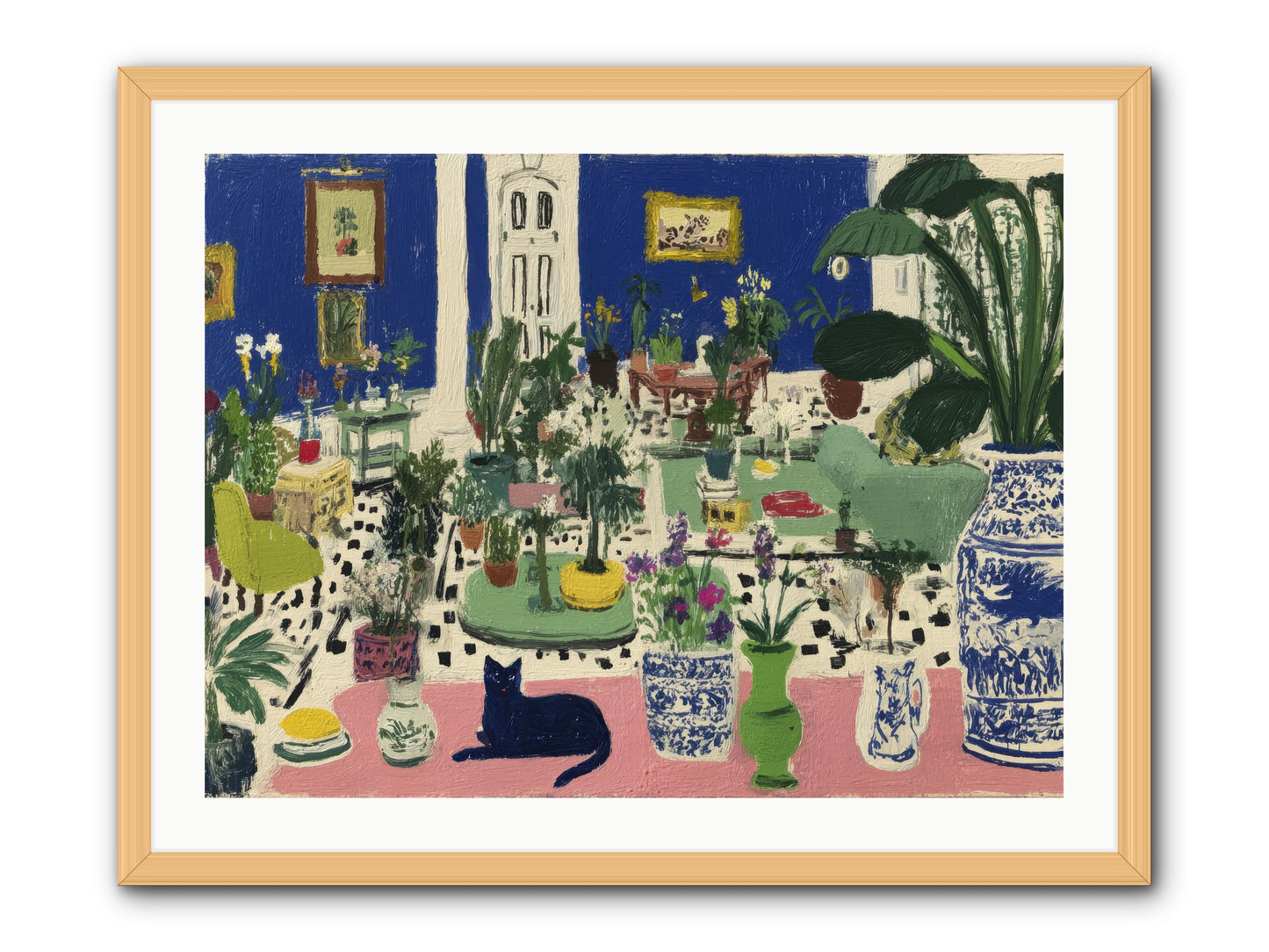 A Paradise of His Own -- Framed Print - Natural 32x24