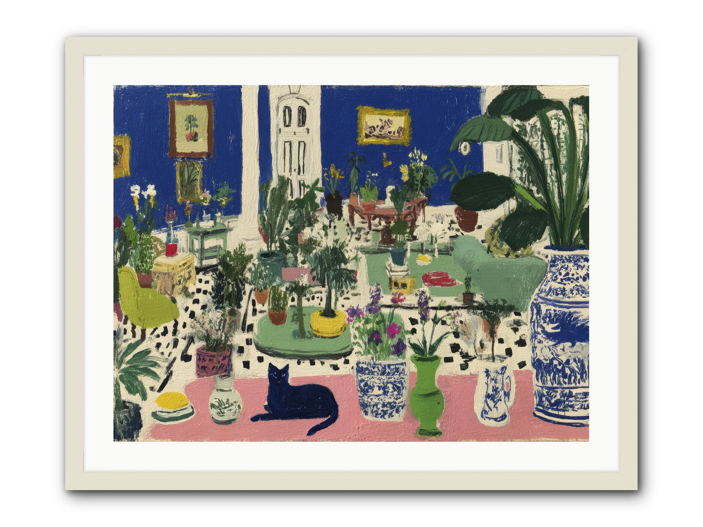 A Paradise of His Own -- Framed Print - White 32x24