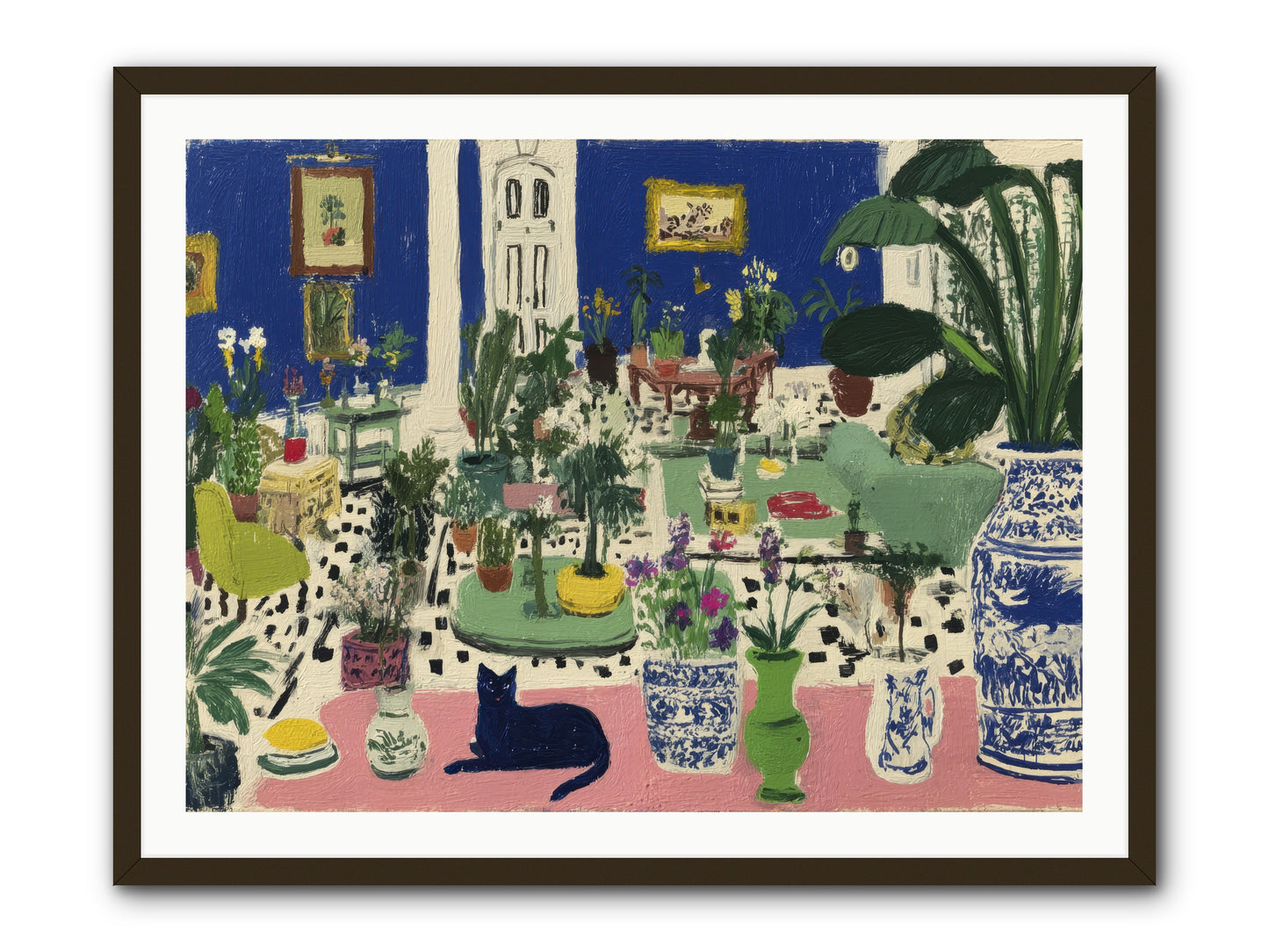A Paradise of His Own -- Framed Print - Black 40x30