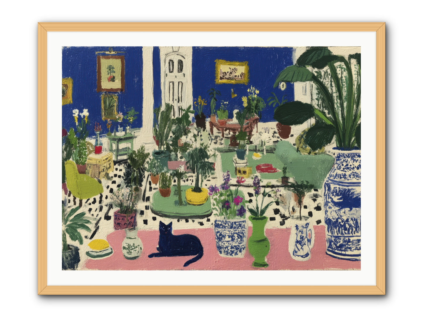 A Paradise of His Own -- Framed Print - Natural 40x30