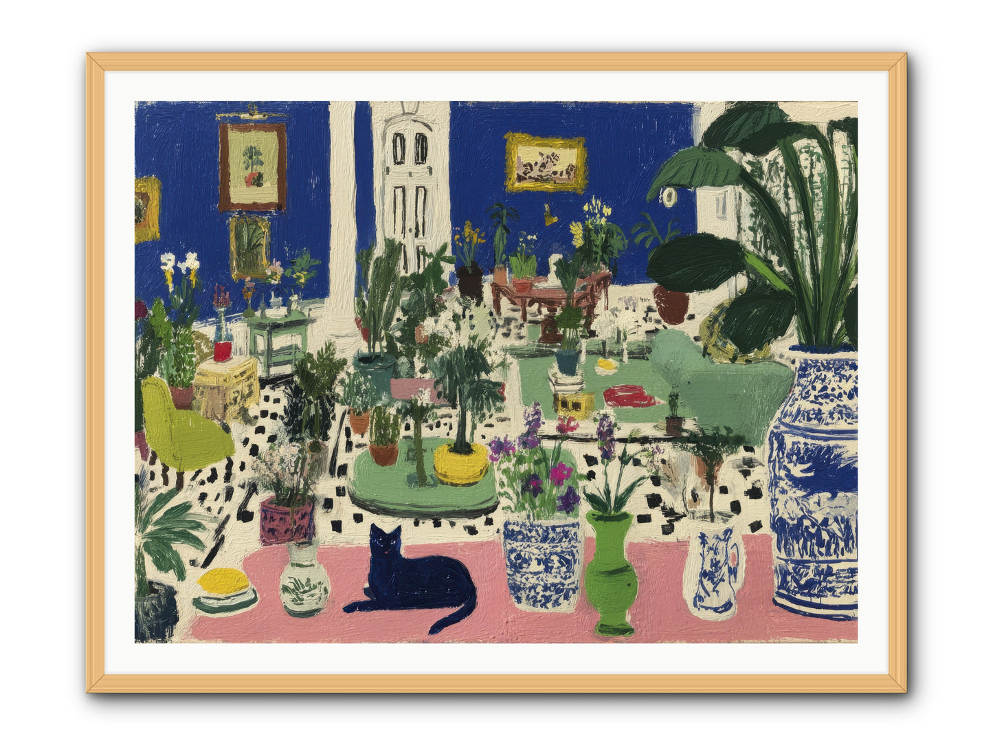 A Paradise of His Own -- Framed Print - Natural 48x36