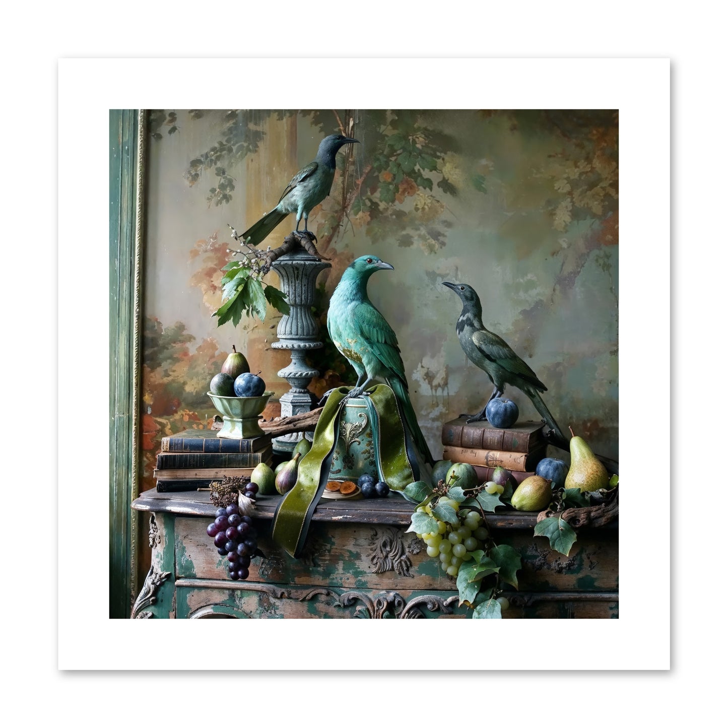A Parliament Of Feathers -- Paper Print 10x10
