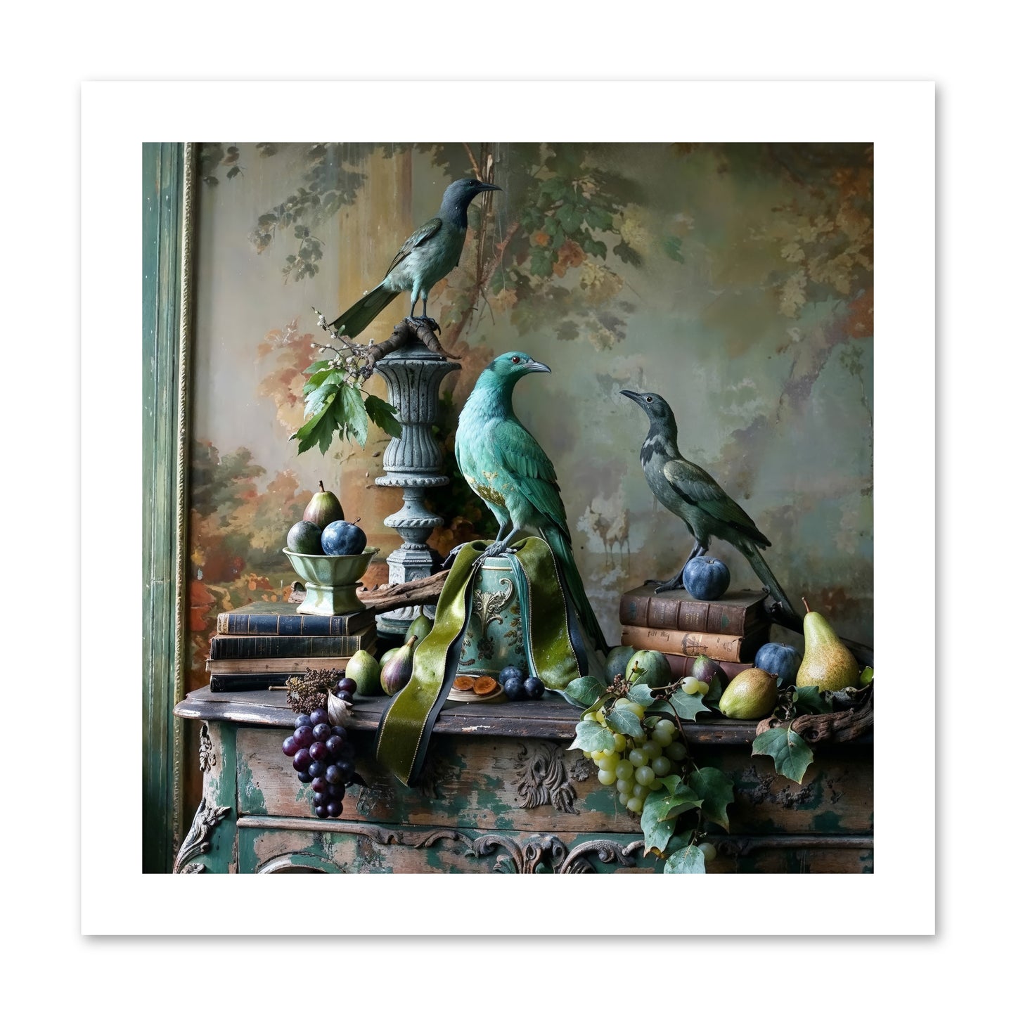A Parliament Of Feathers -- Loose Canvas Print 12x12