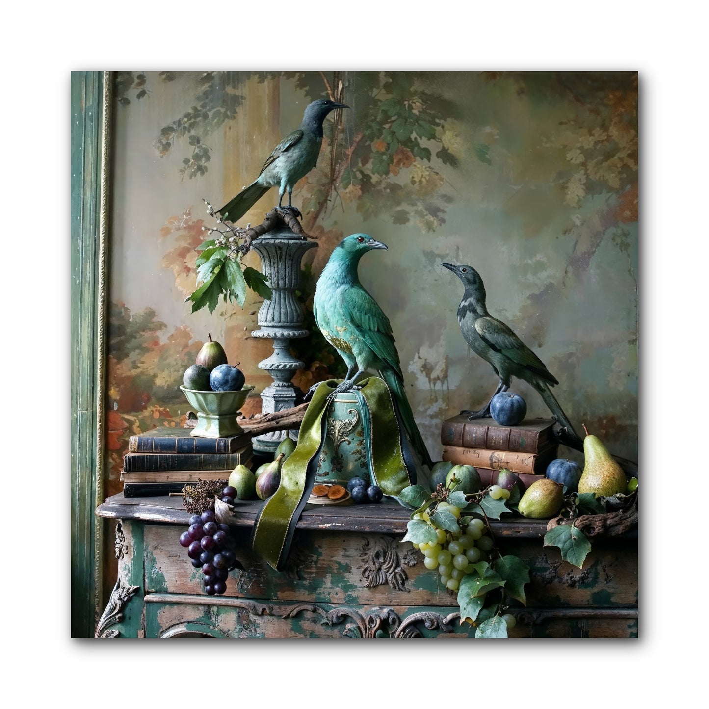 A Parliament Of Feathers -- Wrapped Canvas 10x10
