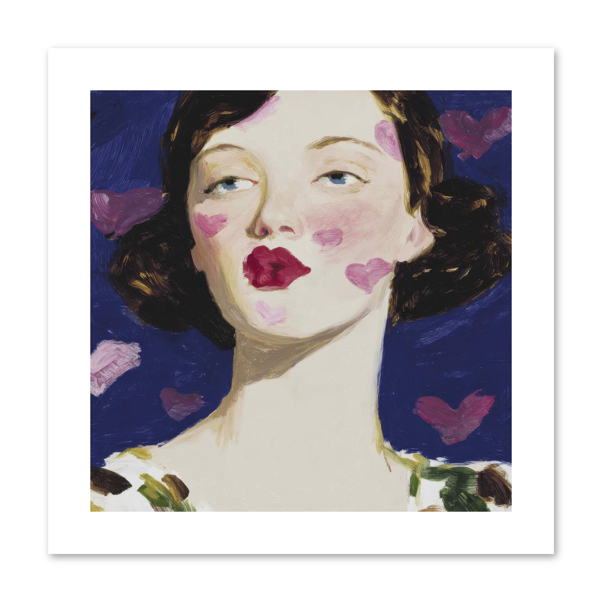 A Parlour For Half-Remembered Kisses -- Paper Print 10x10