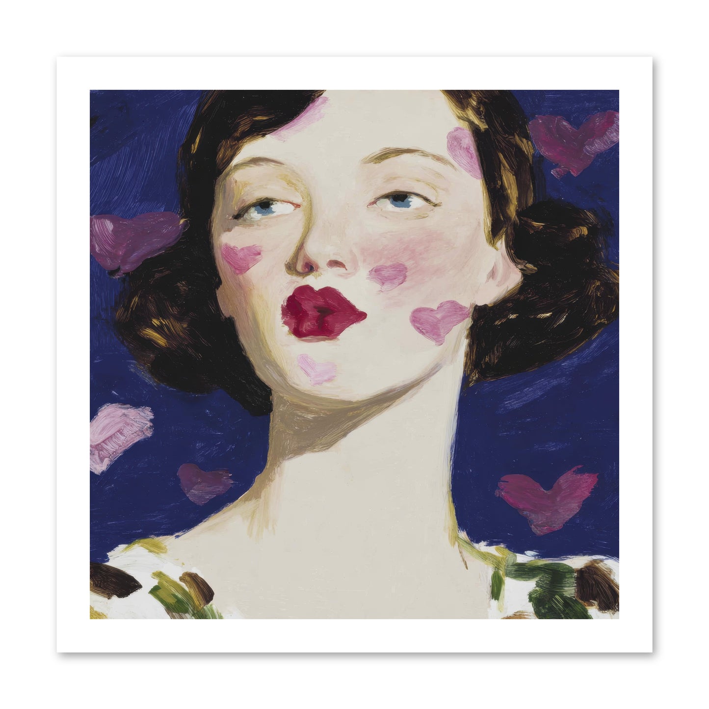 A Parlour For Half-Remembered Kisses -- Paper Print 16x16
