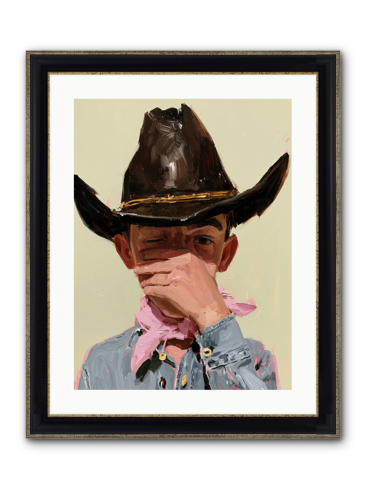 A Pocketful of Spurs REZ — A-Pocketful-of-Spurs_REZ-18x24-Framed-Print-Black-Gold.jpg