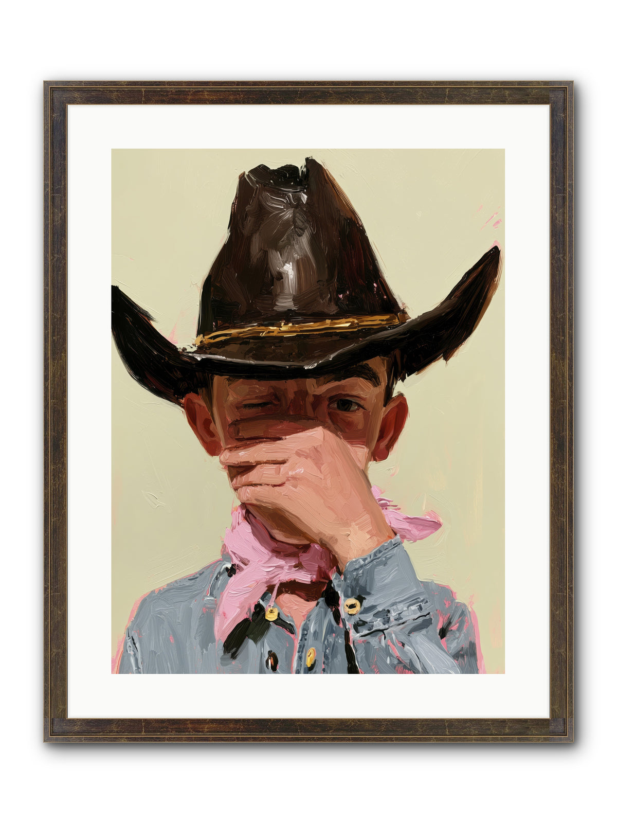 A Pocketful of Spurs REZ — A-Pocketful-of-Spurs_REZ-18x24-Framed-Print-Slimwoods-Black-Gold.jpg