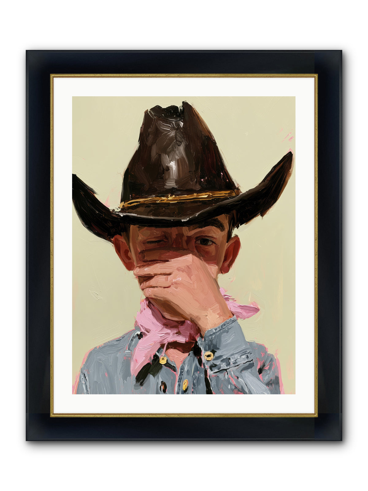 A Pocketful of Spurs REZ — A-Pocketful-of-Spurs_REZ-24x32-Framed-Print-Wide-Black-w-Gold.jpg
