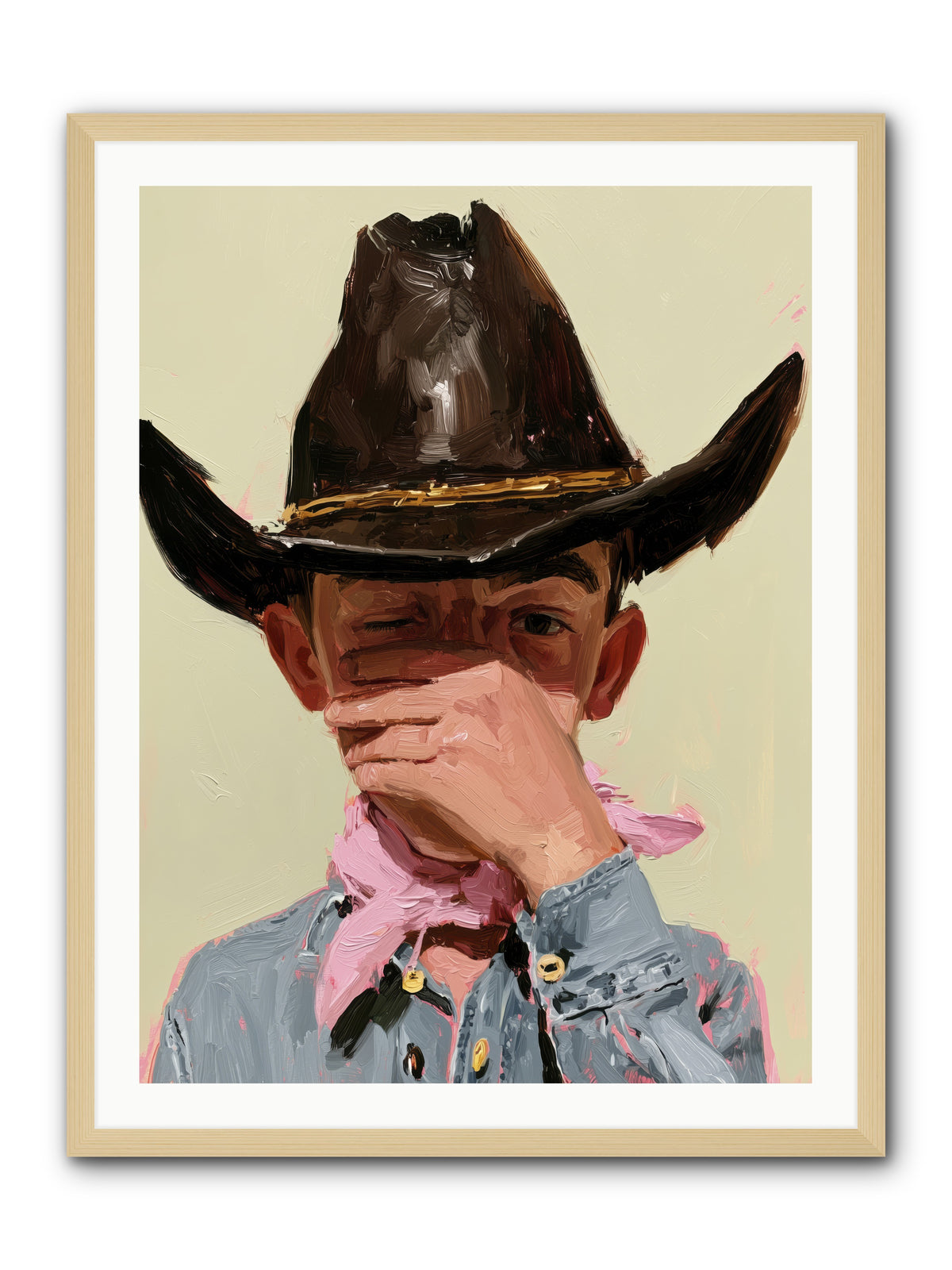 A Pocketful of Spurs REZ — A-Pocketful-of-Spurs_REZ-30x40-Framed-Print-Natural.jpg