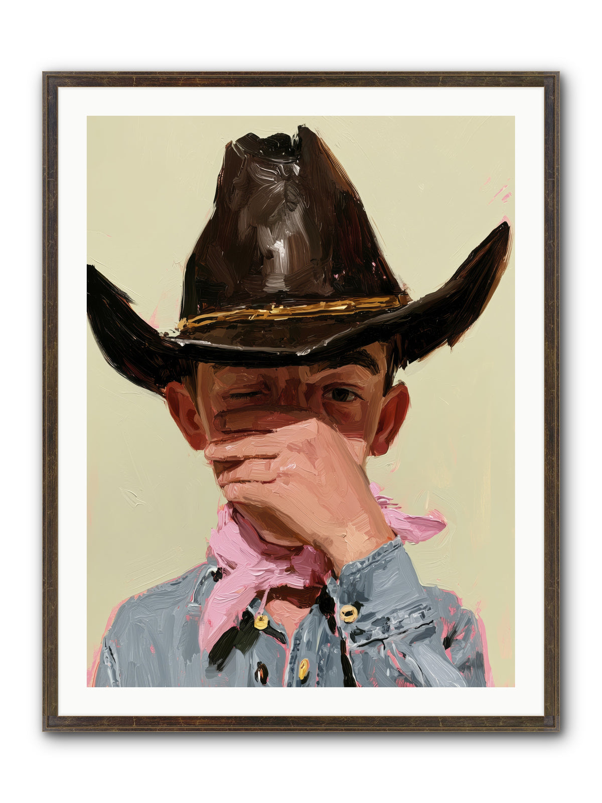 A Pocketful of Spurs REZ — A-Pocketful-of-Spurs_REZ-30x40-Framed-Print-Slimwoods-Black-Gold.jpg