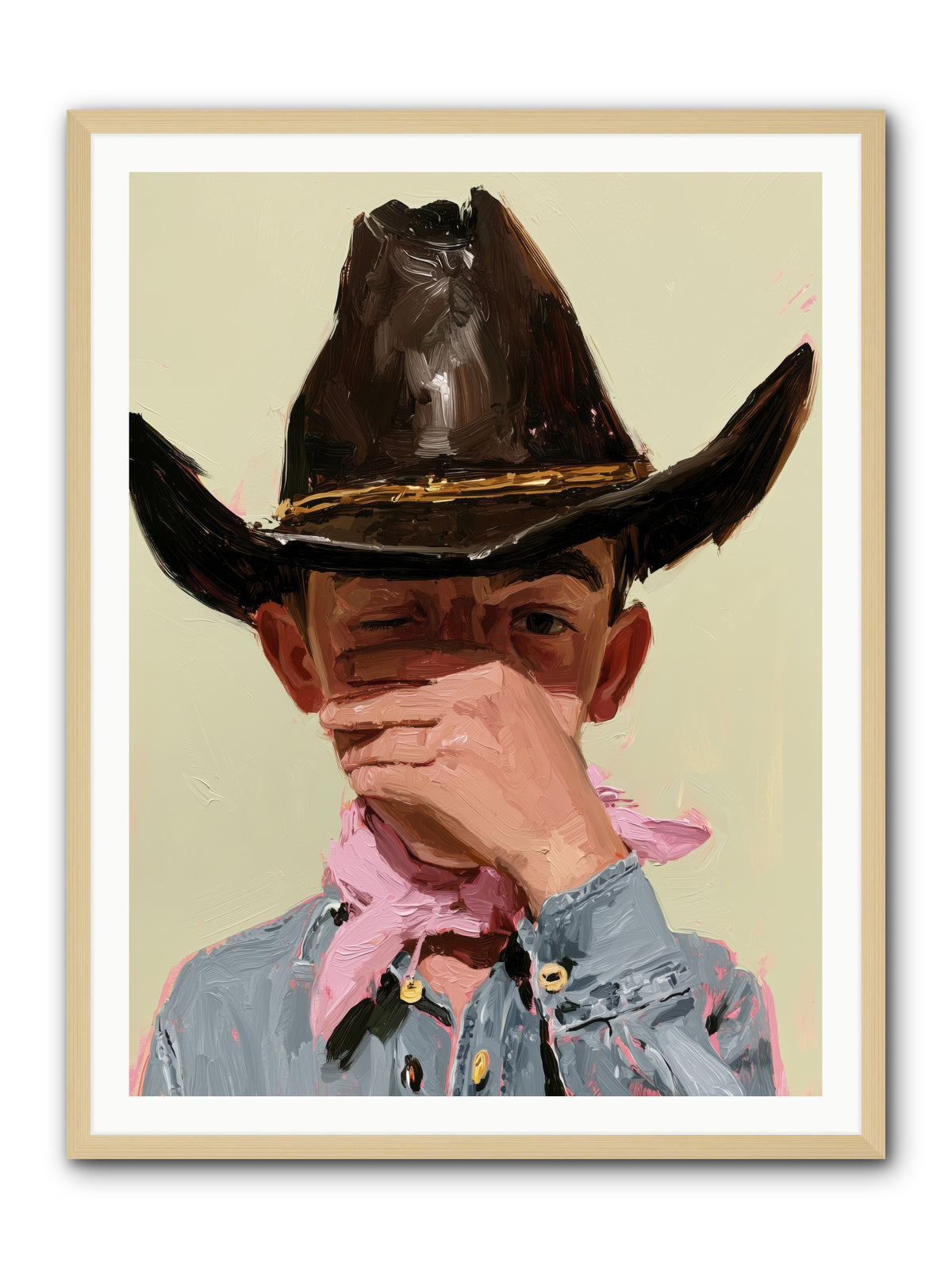 A Pocketful of Spurs REZ — A-Pocketful-of-Spurs_REZ-36x48-Framed-Print-Natural.jpg