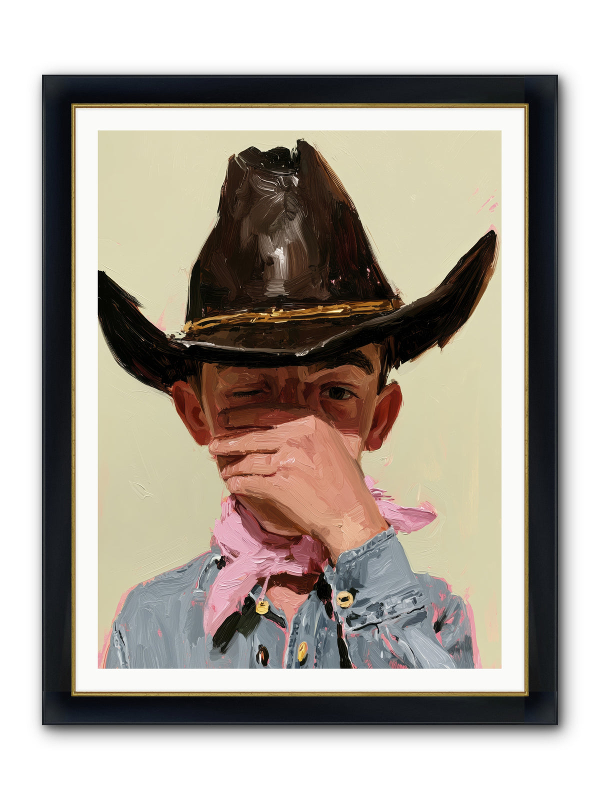 A Pocketful of Spurs REZ — A-Pocketful-of-Spurs_REZ-36x48-Framed-Print-Wide-Black-w-Gold.jpg