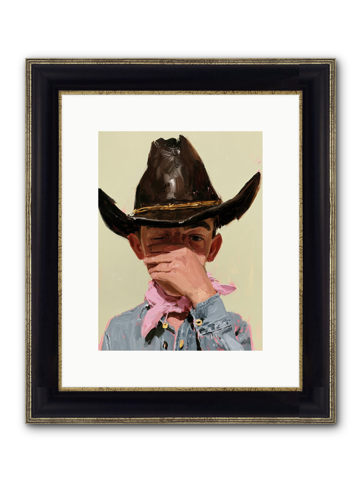 A Pocketful of Spurs REZ — A-Pocketful-of-Spurs_REZ-9x12-Framed-Print-Black-Gold.jpg