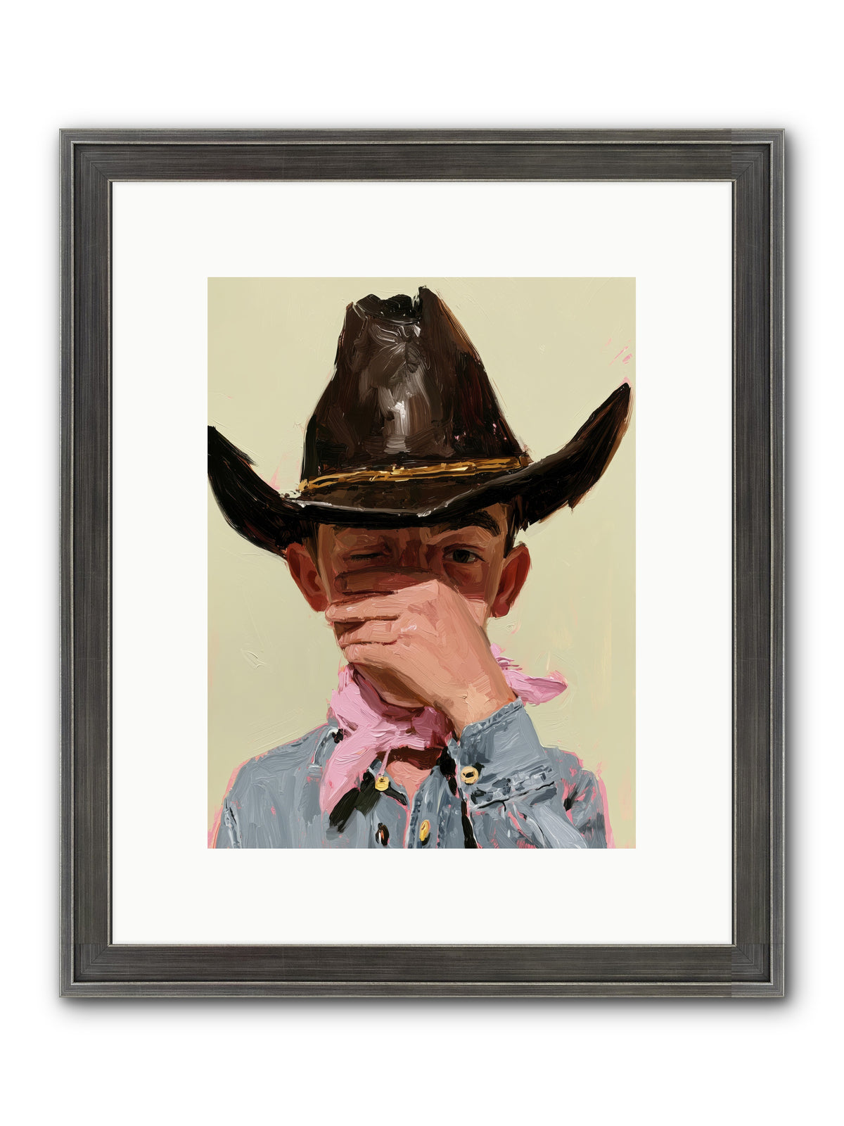 A Pocketful of Spurs REZ — A-Pocketful-of-Spurs_REZ-9x12-Framed-Print-Slimwoods-Black-Silver.jpg