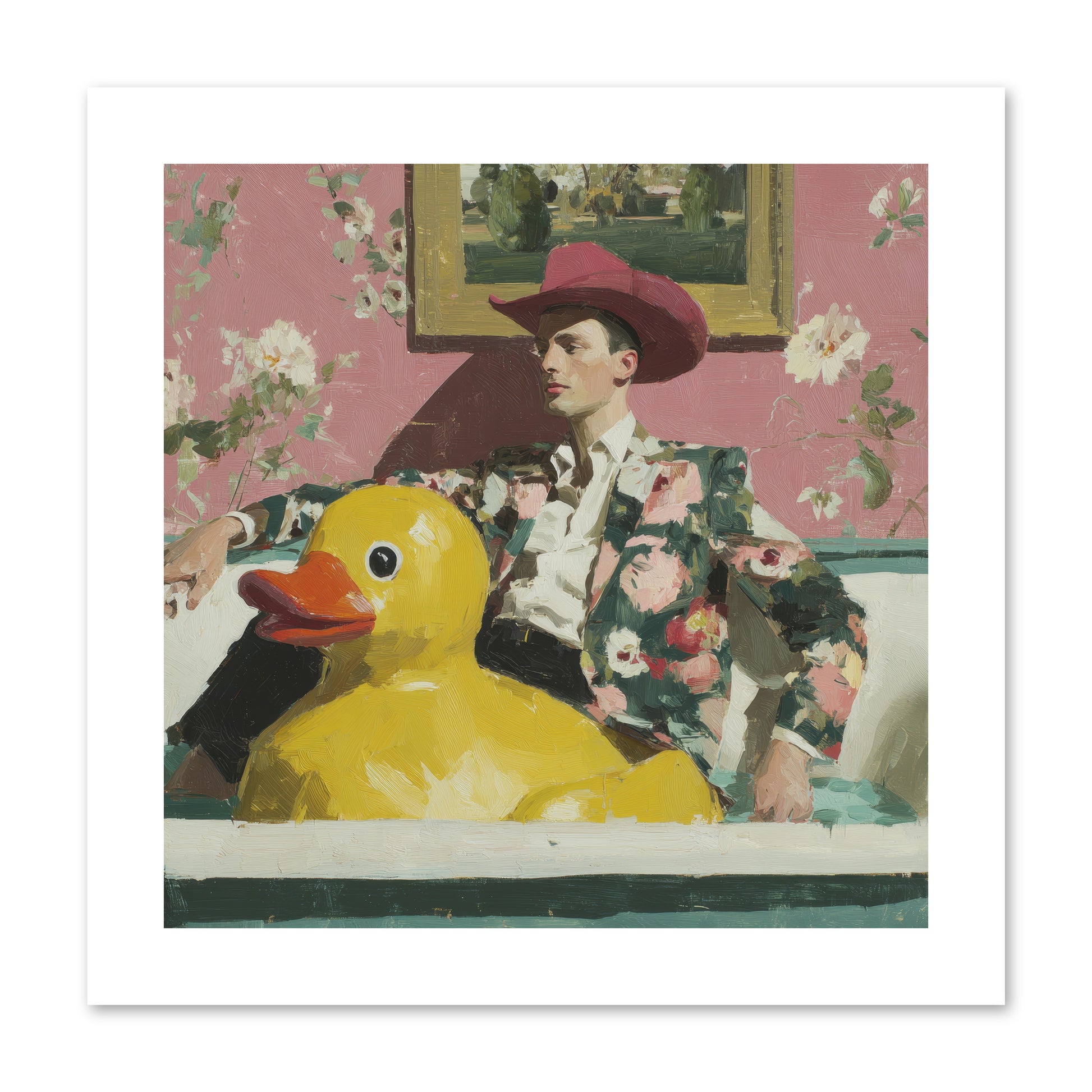 A Postcard from August -- Paper Print 10x10