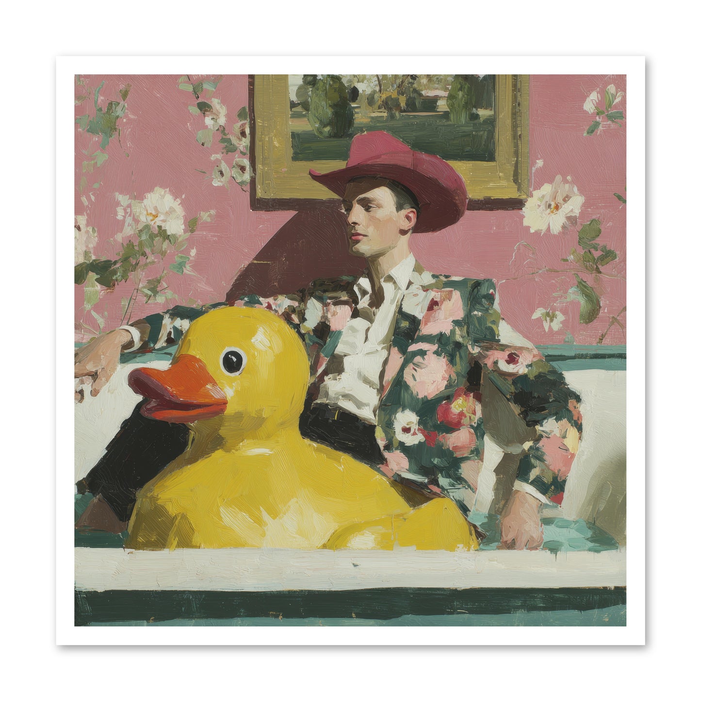 A Postcard from August -- Paper Print 30x30