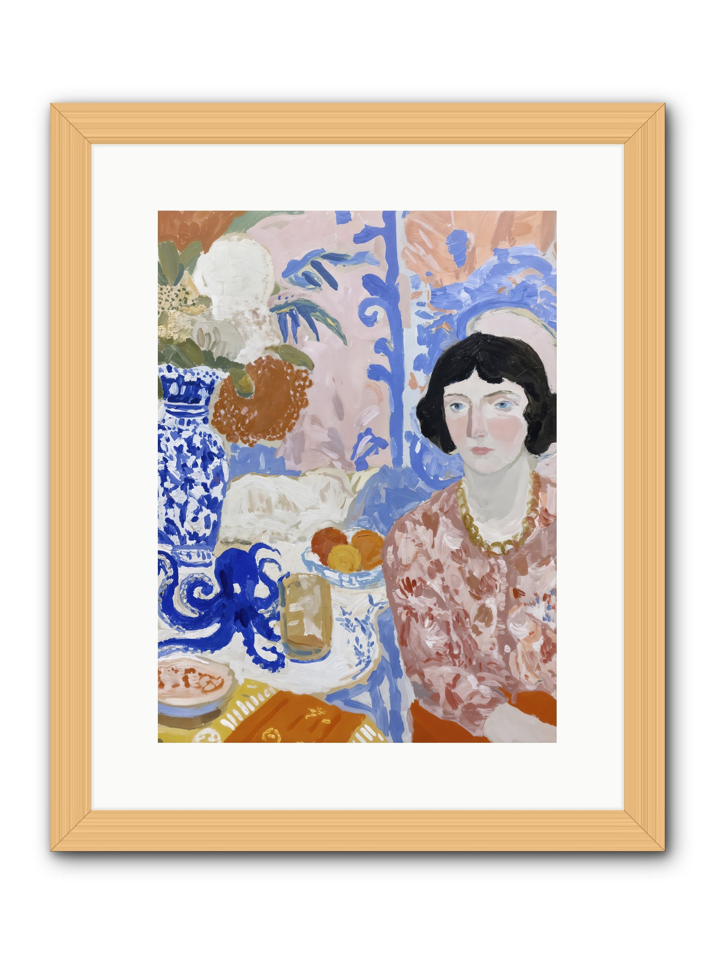 A Quiet No One Understood -- Framed Print - Natural 12x16