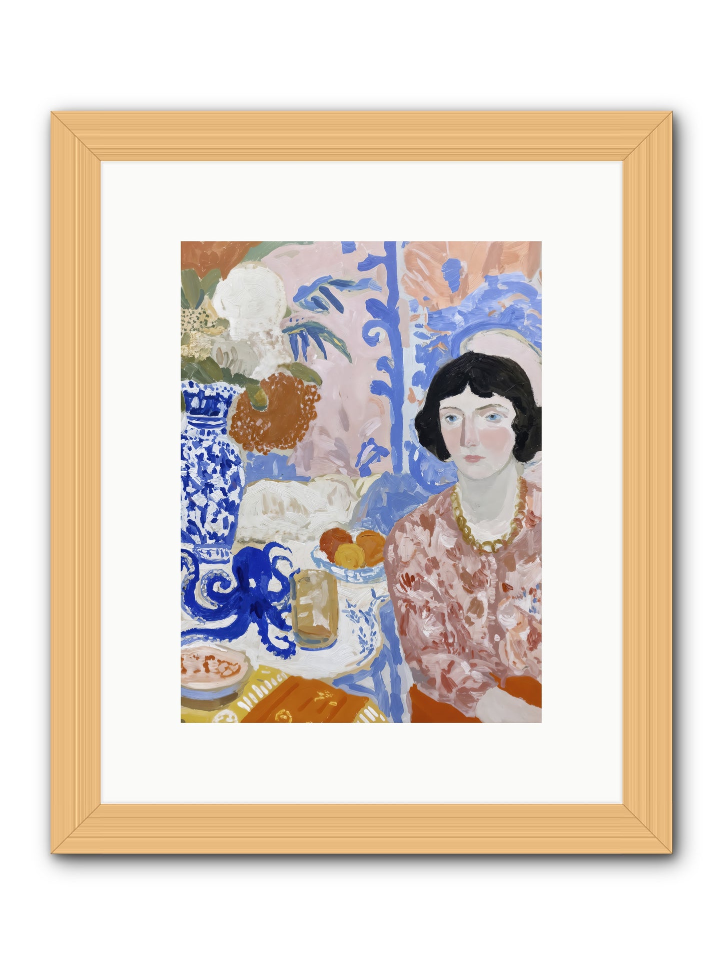 A Quiet No One Understood -- Framed Print - Natural 9x12