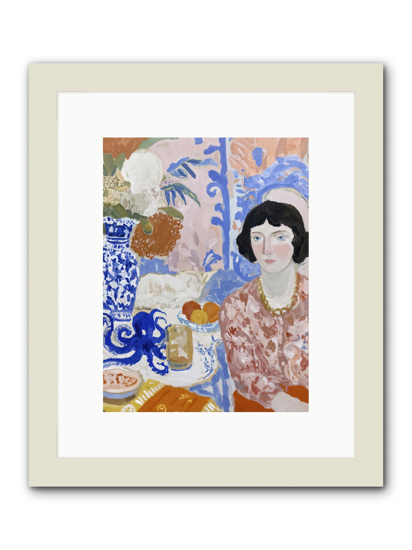 A Quiet No One Understood -- Framed Print - White 9x12