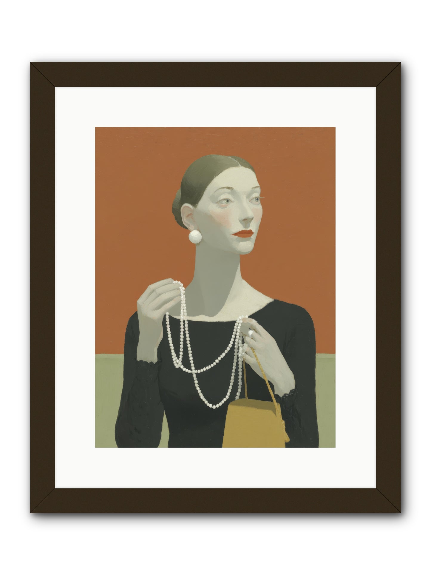 A Quiet Rebellion -- Framed Print - Black 12x16