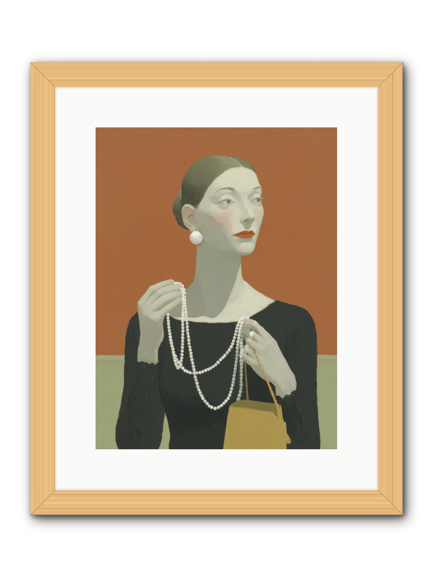 A Quiet Rebellion -- Framed Print - Natural 12x16