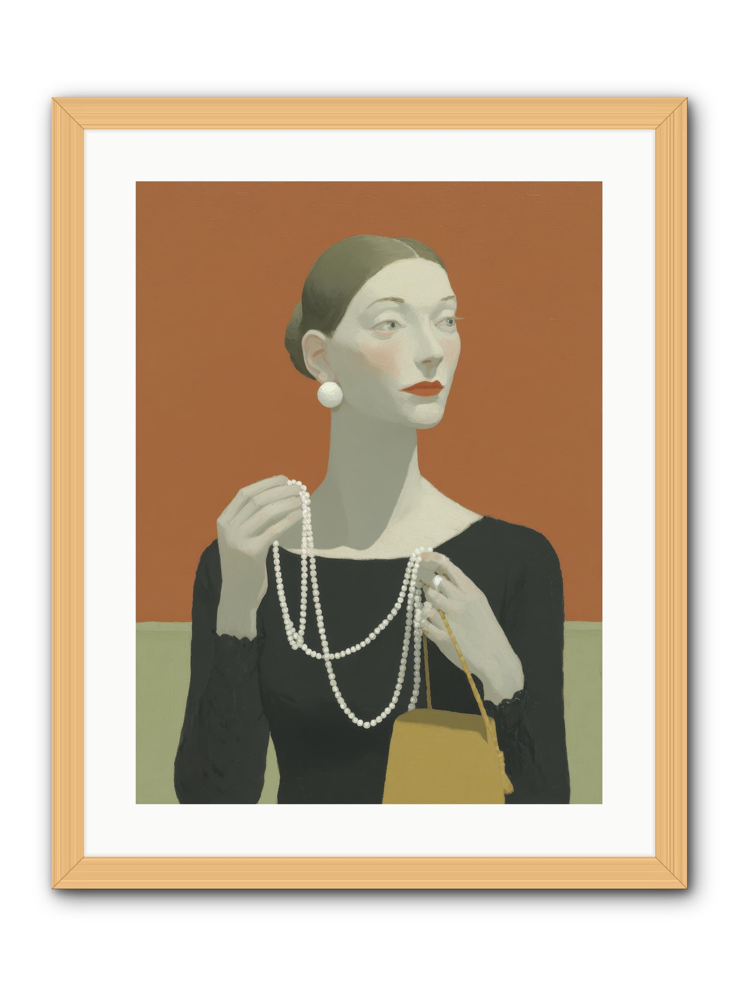 A Quiet Rebellion -- Framed Print - Natural 18x24