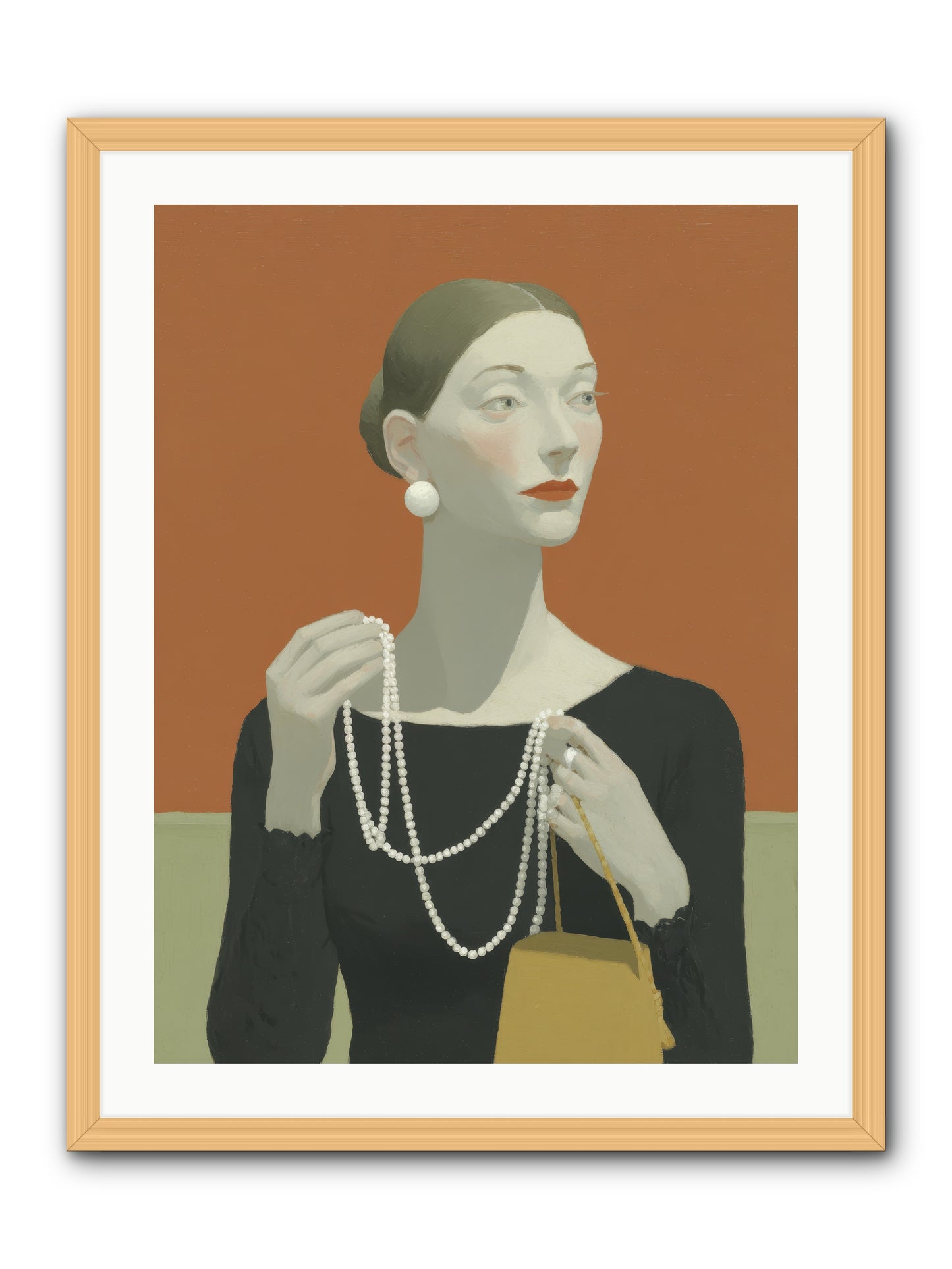 A Quiet Rebellion -- Framed Print - Natural 24x32