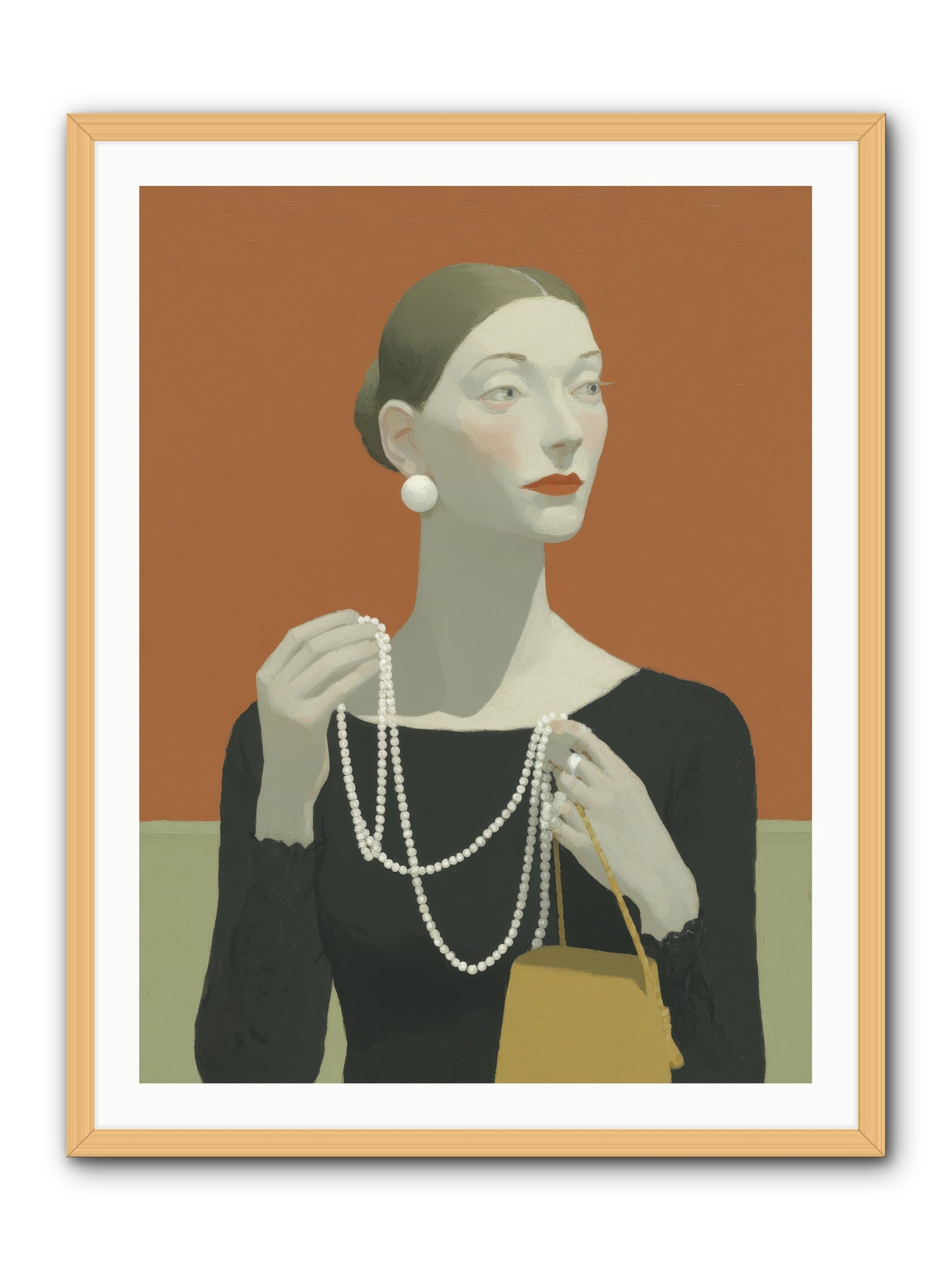 A Quiet Rebellion -- Framed Print - Natural 30x40