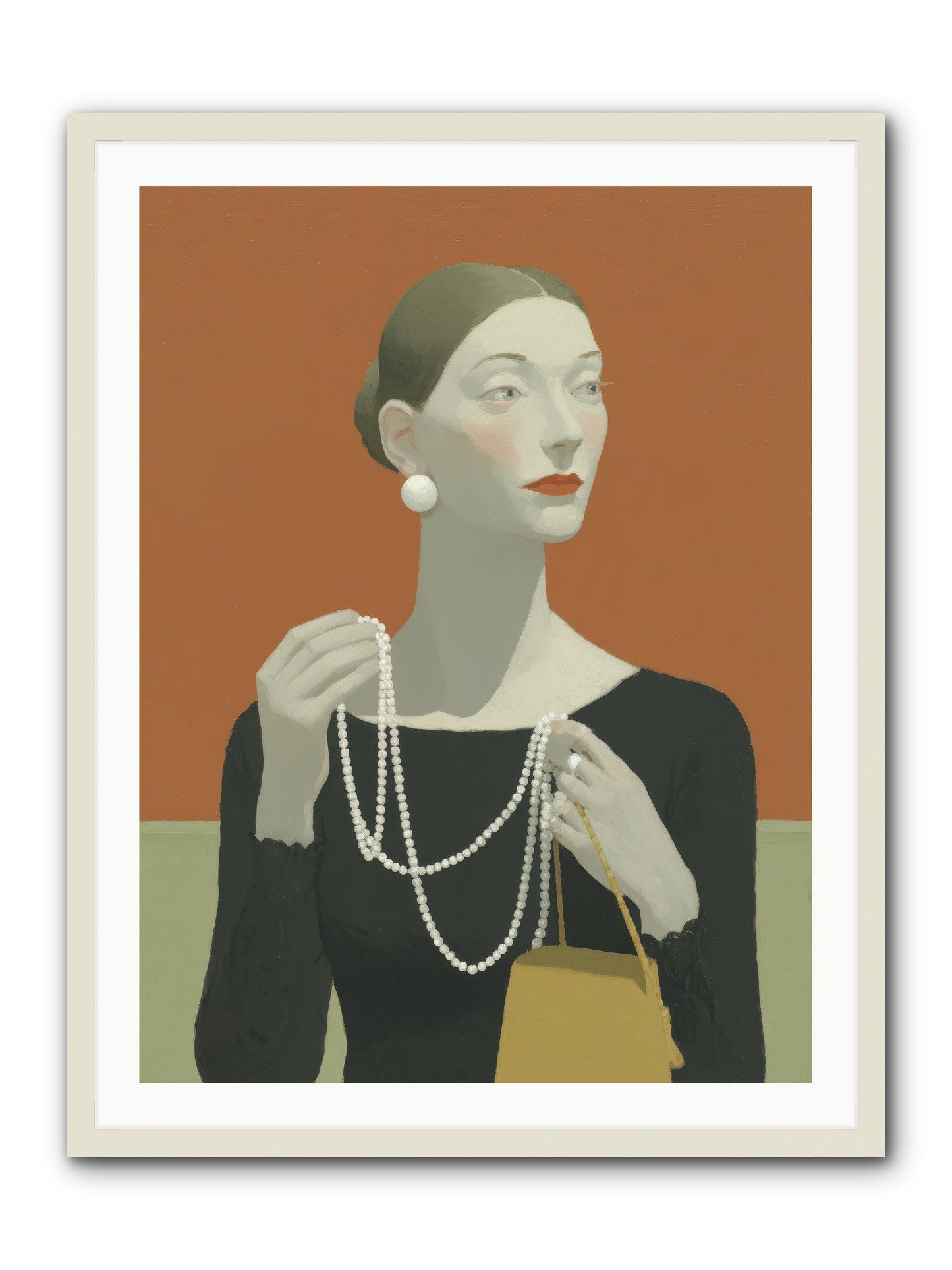 A Quiet Rebellion -- Framed Print - White 30x40