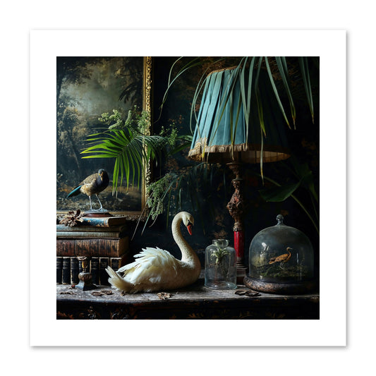 A Quiet Study -- Paper Print 10x10