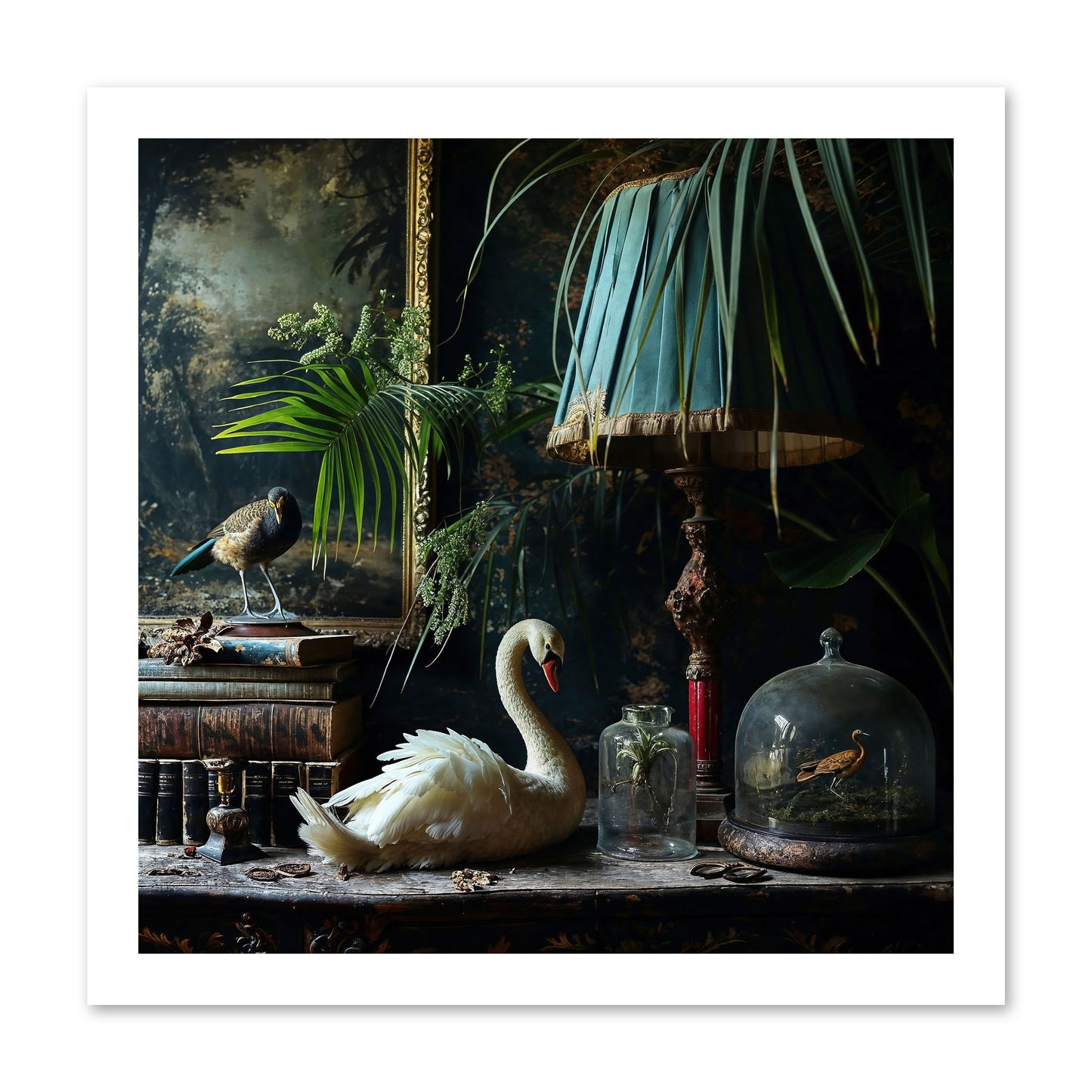 A Quiet Study -- Paper Print 16x16