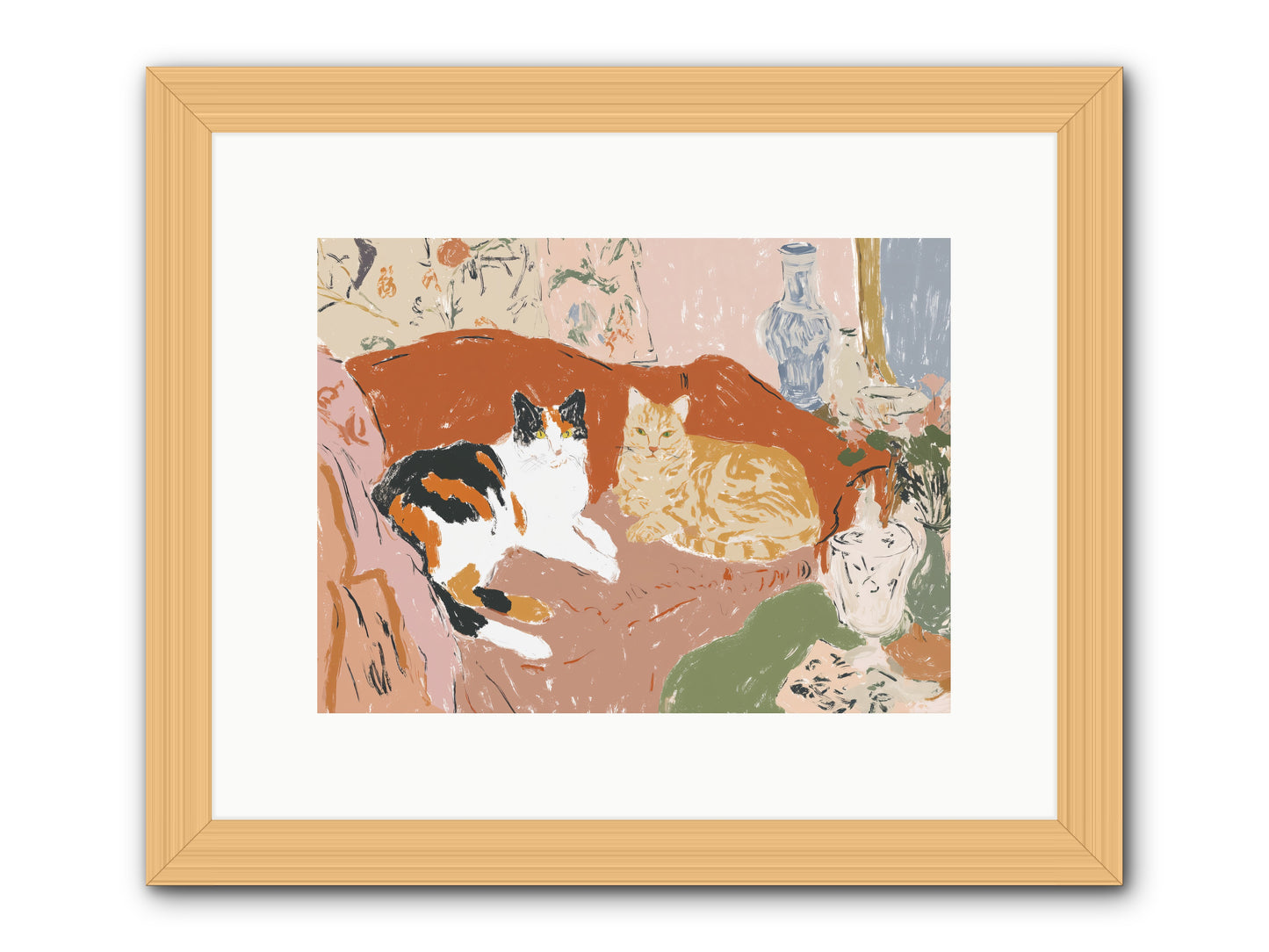 A Quorum Met -- Framed Print - Natural 12x9