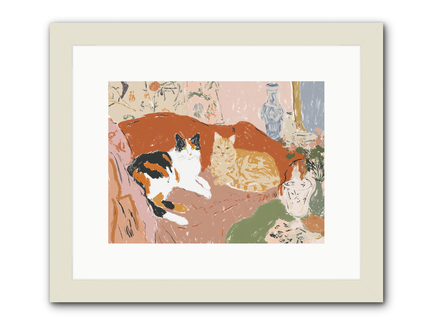 A Quorum Met -- Framed Print - White 12x9