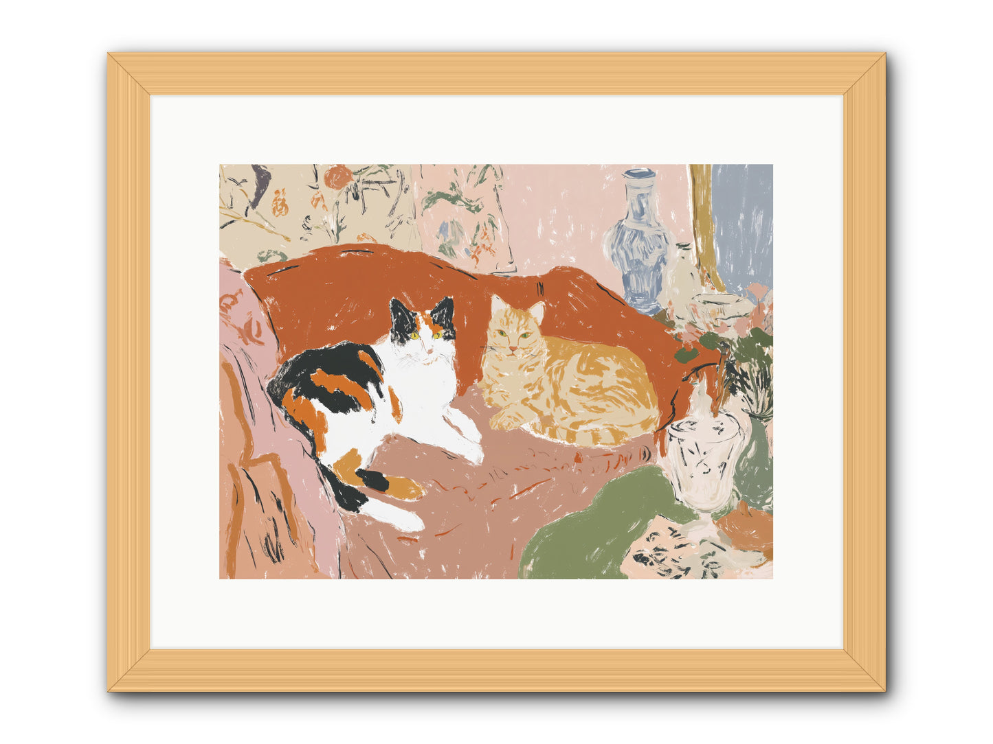 A Quorum Met -- Framed Print - Natural 16x12