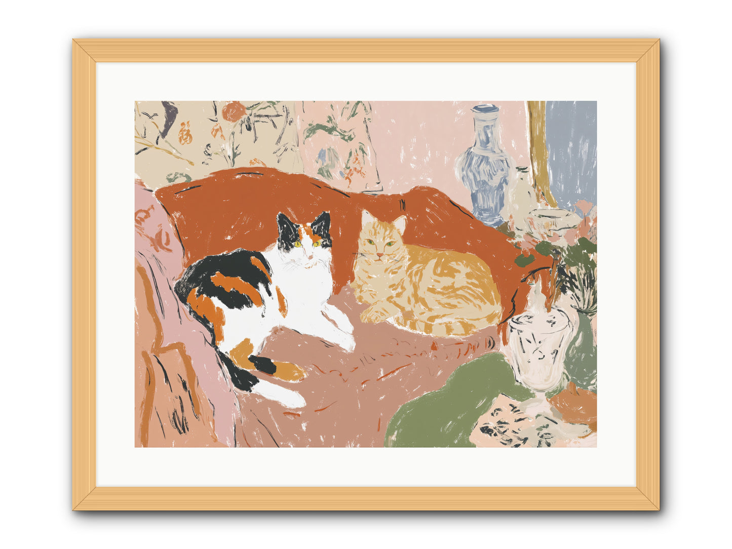 A Quorum Met -- Framed Print - Natural 24x18