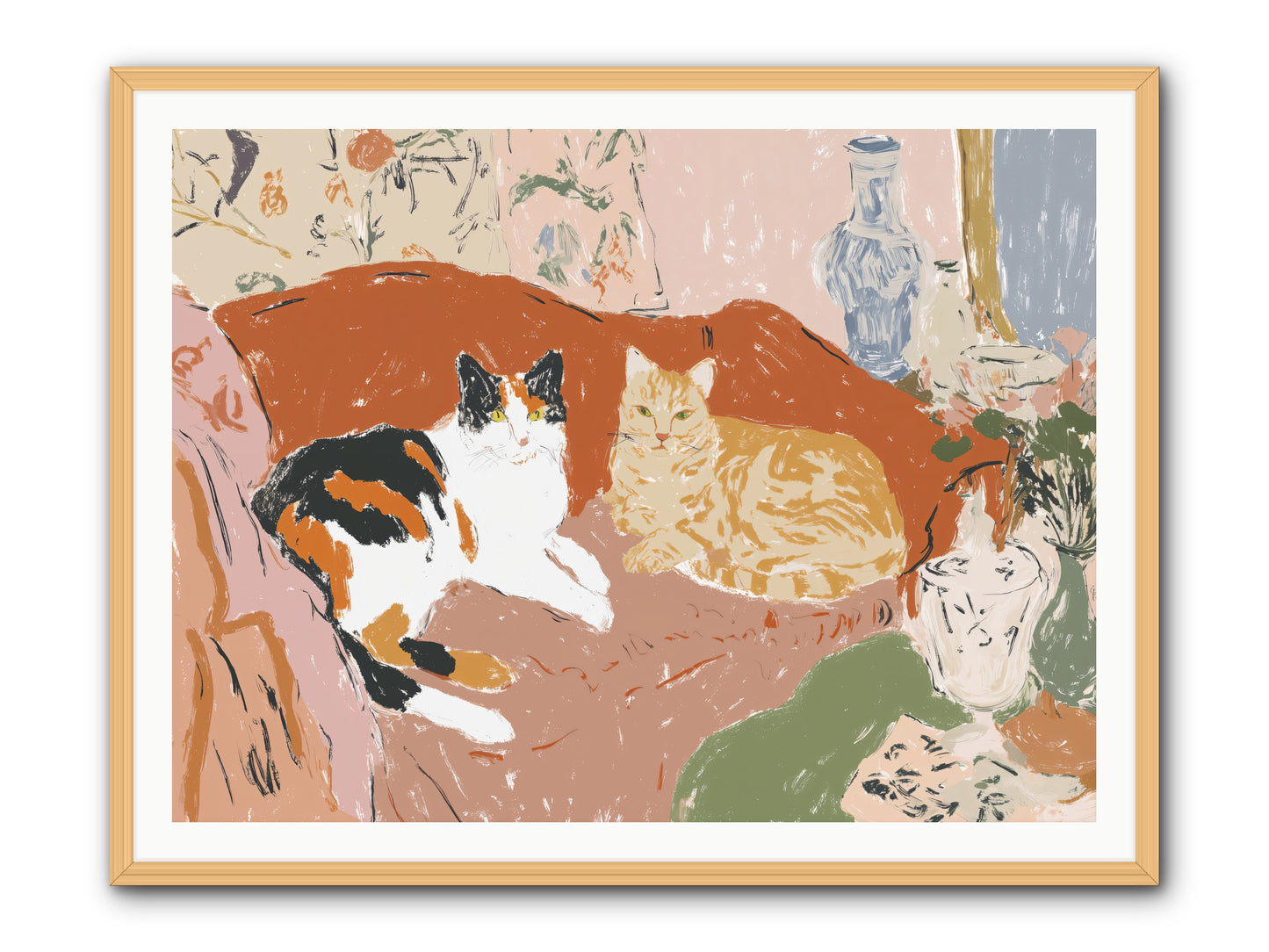 A Quorum Met -- Framed Print - Natural 48x36