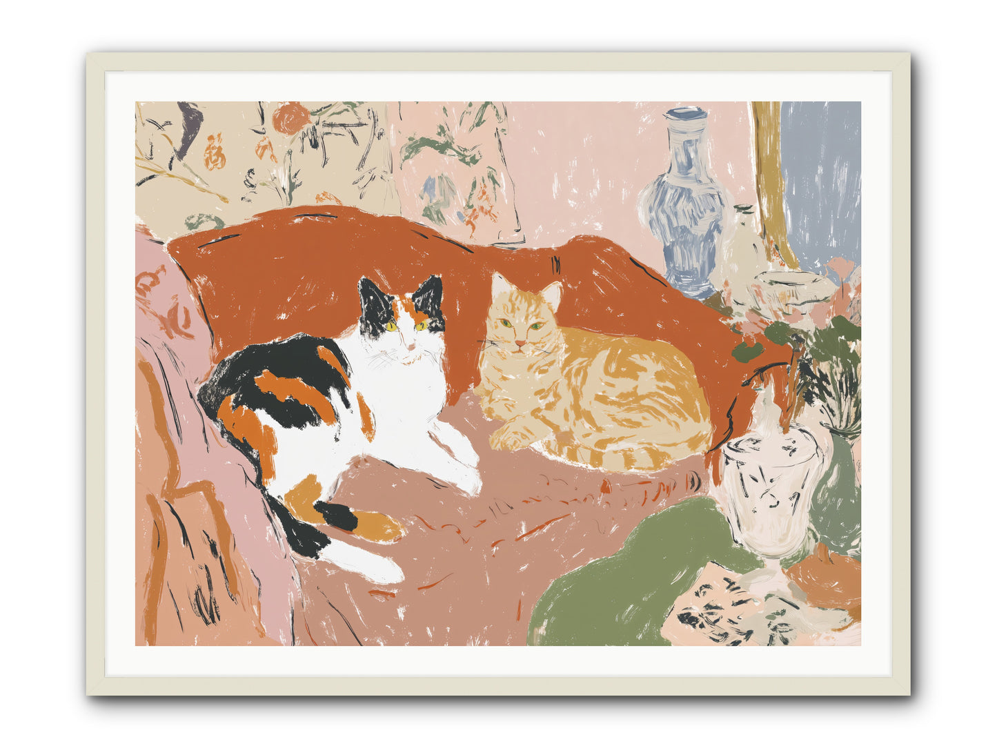 A Quorum Met -- Framed Print - White 48x36