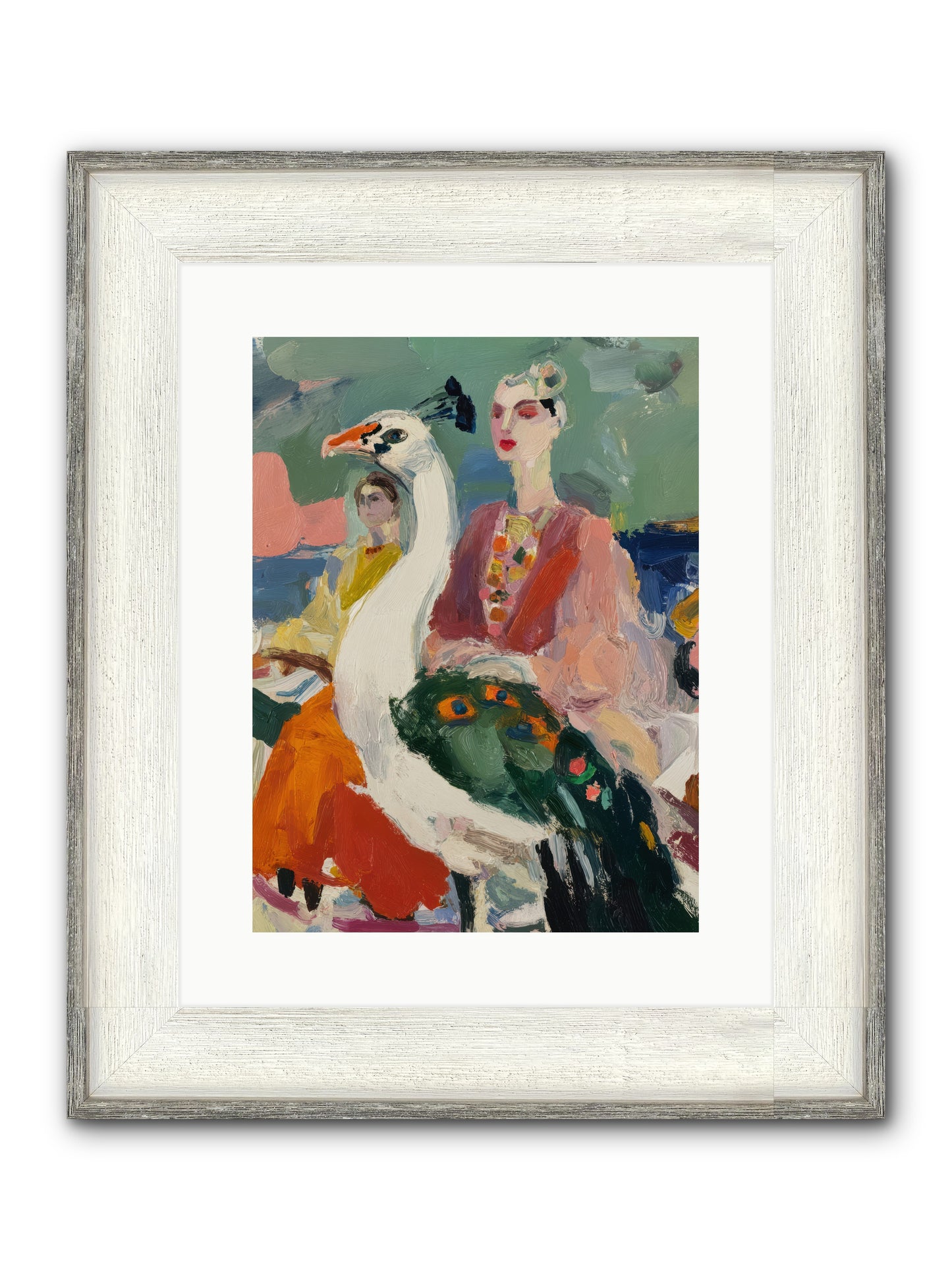 A Rumor of Peacocks — A-Rumor-of-Peacocks-12x16-Framed-Print-Driftwood-White.jpg