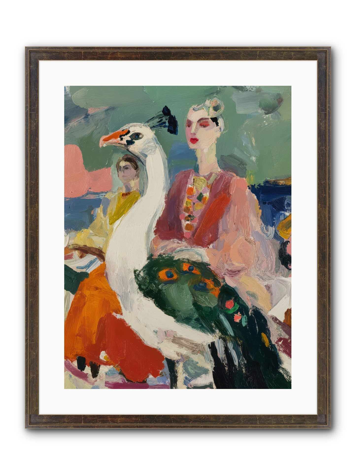 A Rumor of Peacocks — A-Rumor-of-Peacocks-18x24-Framed-Print-Slimwoods-Black-Gold.jpg