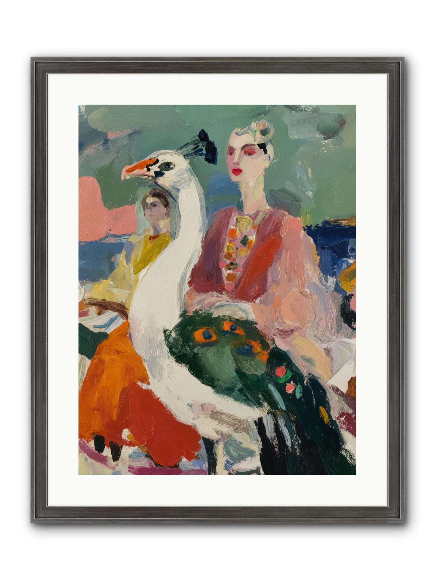 A Rumor of Peacocks — A-Rumor-of-Peacocks-18x24-Framed-Print-Slimwoods-Black-Silver.jpg