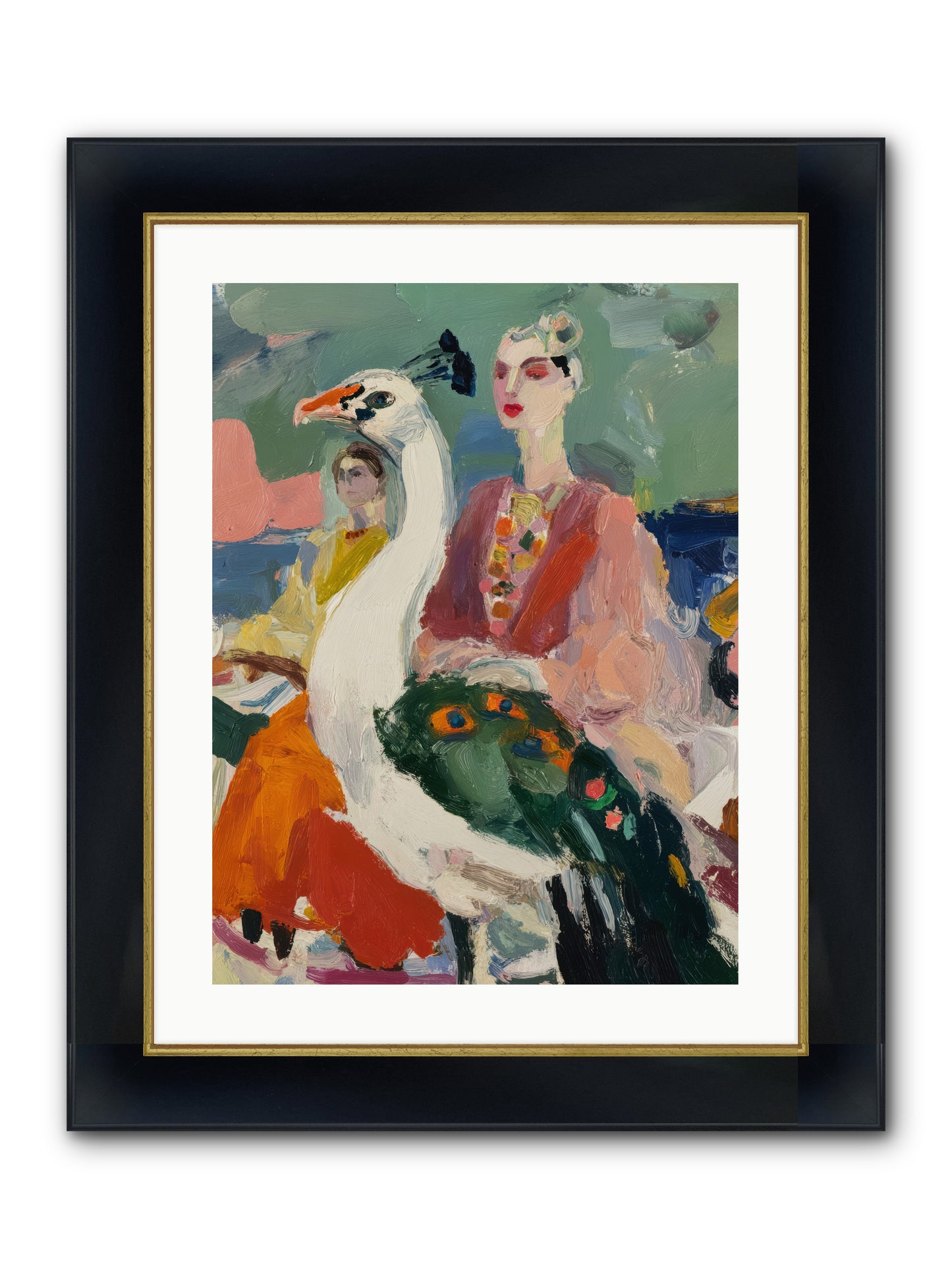 A Rumor of Peacocks — A-Rumor-of-Peacocks-18x24-Framed-Print-Wide-Black-w-Gold.jpg