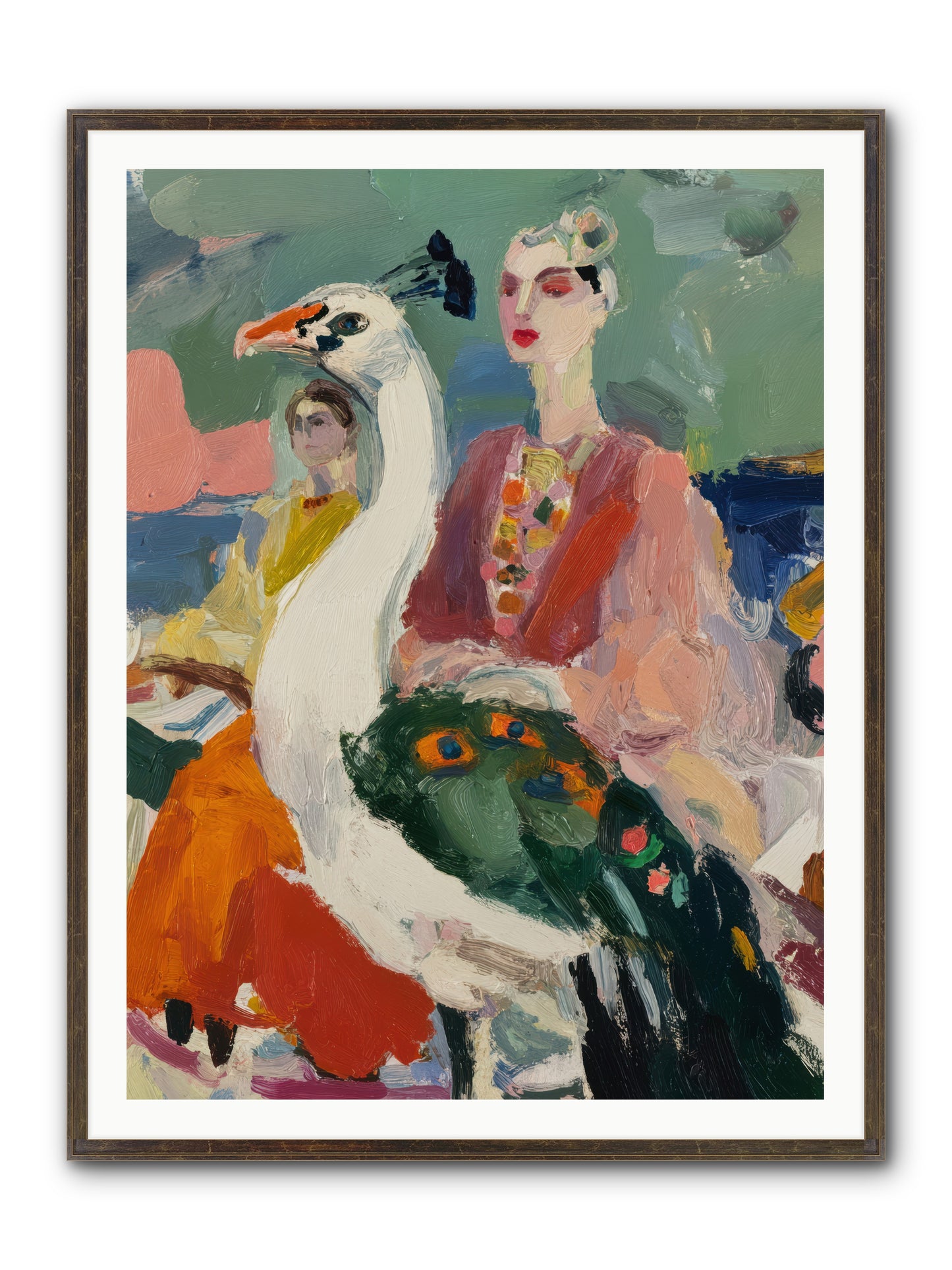 A Rumor of Peacocks — A-Rumor-of-Peacocks-36x48-Framed-Print-Slimwoods-Black-Gold.jpg