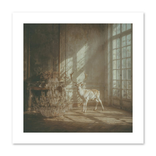 A Season Spilled in Gold -- Paper Print 10x10