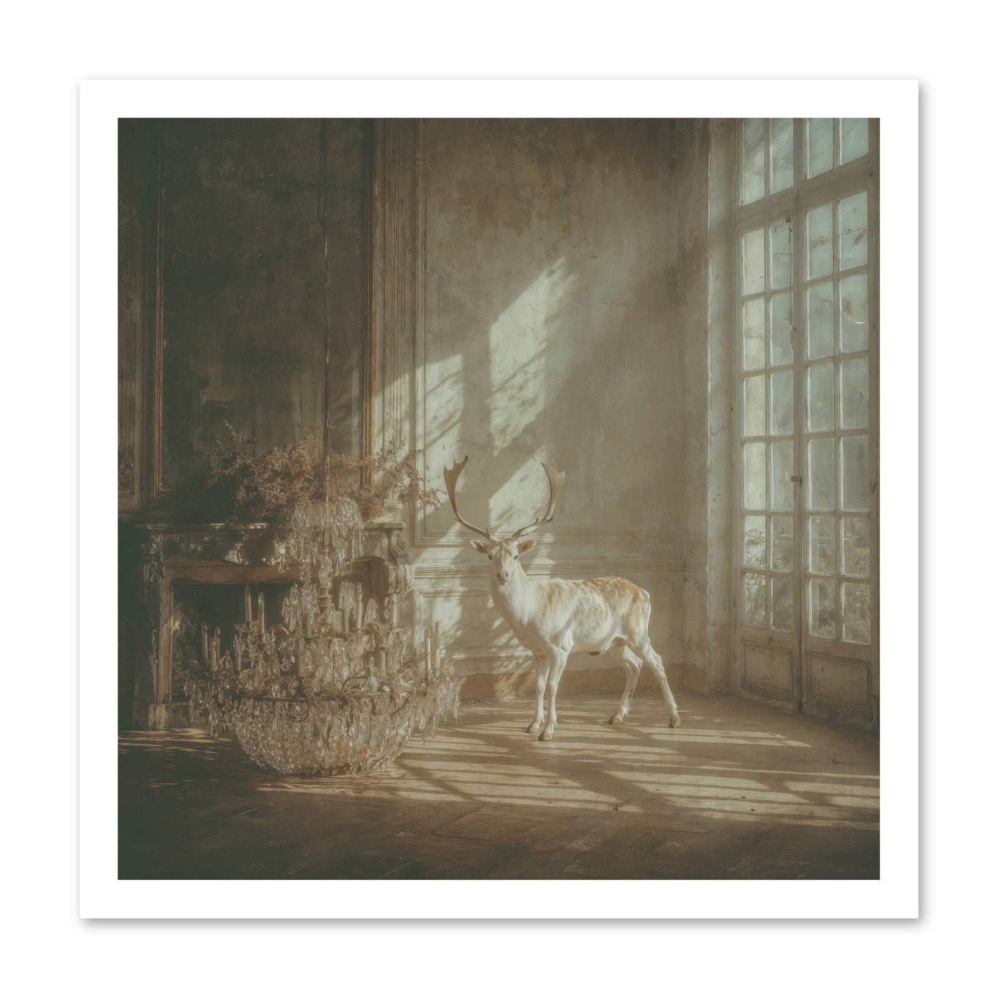 A Season Spilled in Gold -- Loose Canvas Print 20x20