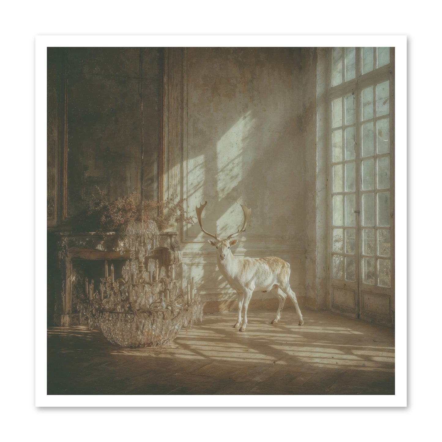 A Season Spilled in Gold -- Loose Canvas Print 30x30