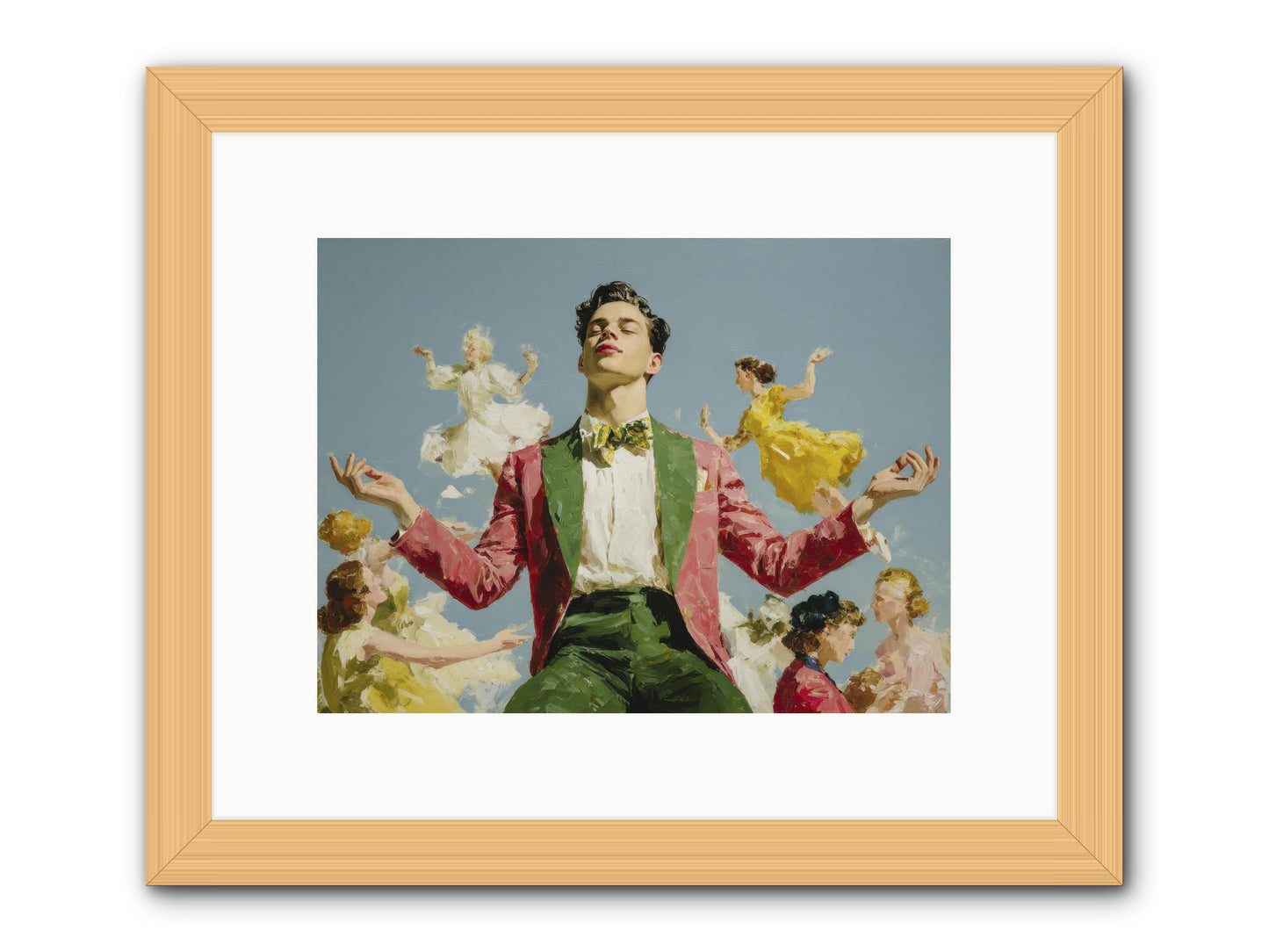 A Season Worn Like a Crown -- Framed Print - Natural 12x9