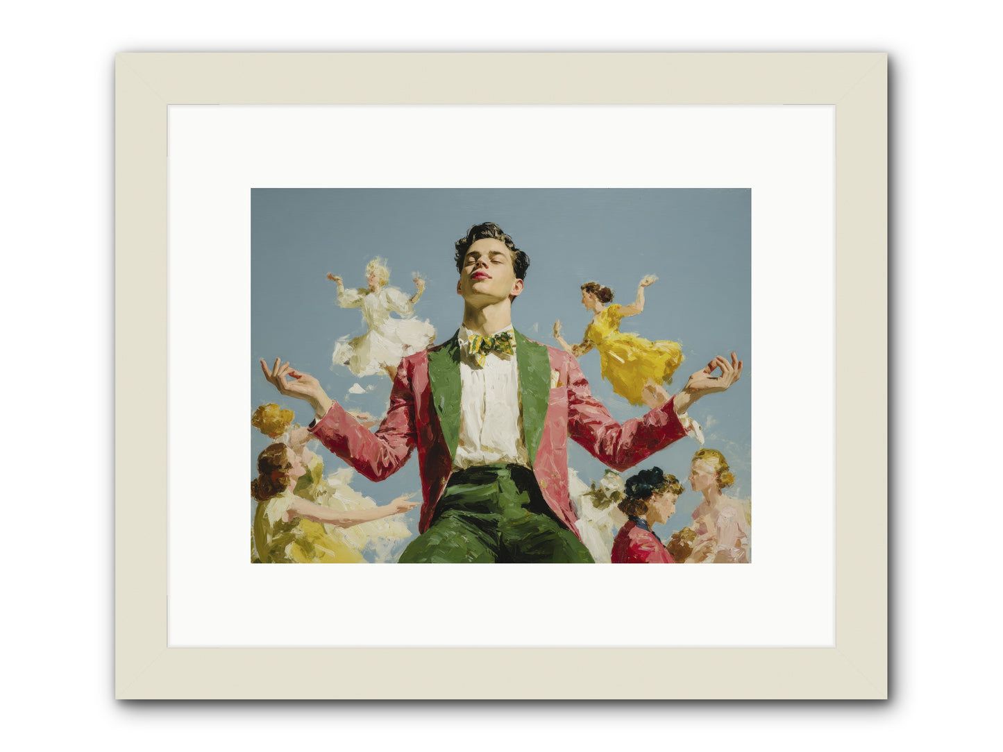 A Season Worn Like a Crown -- Framed Print - White 12x9