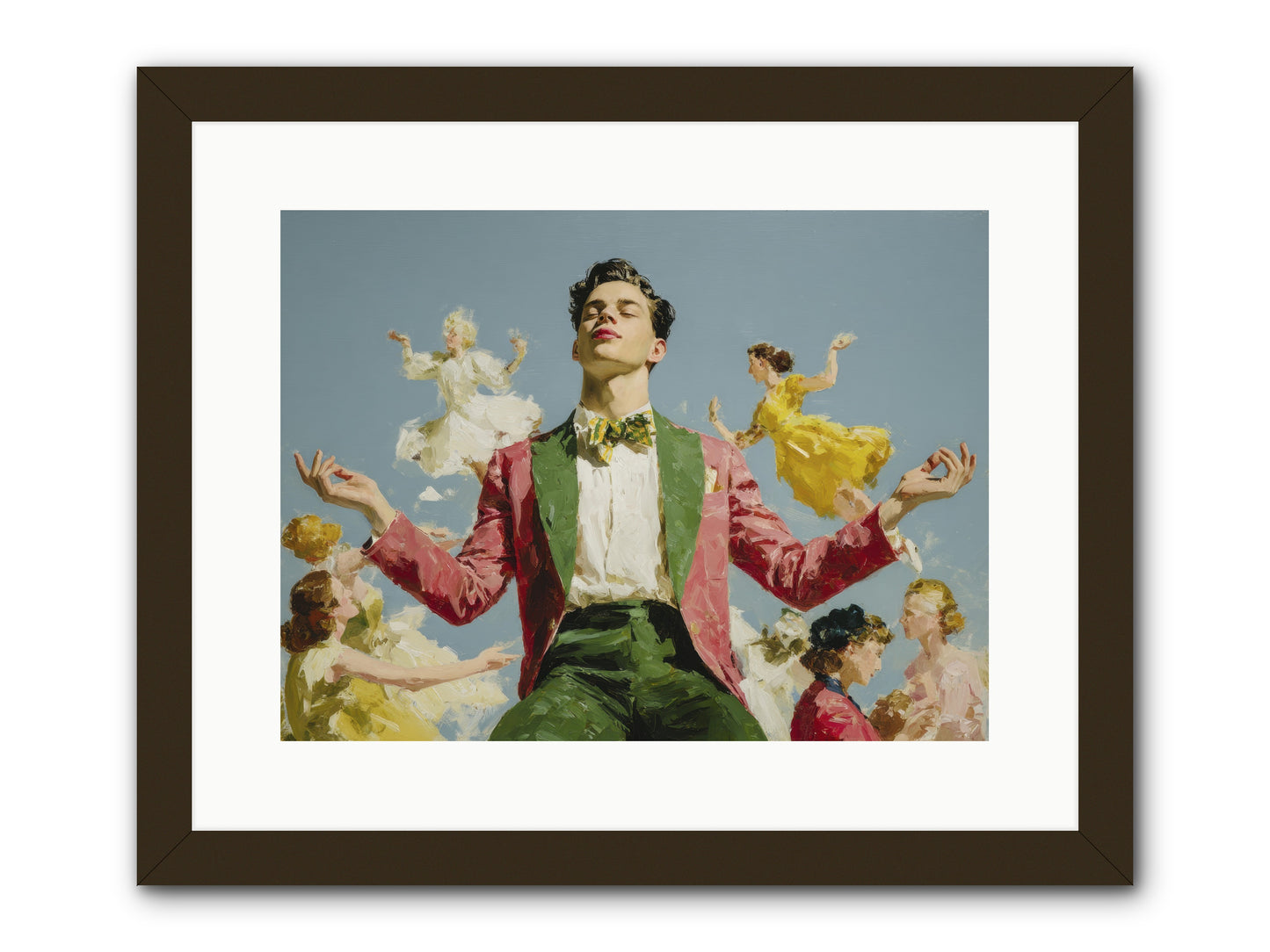 A Season Worn Like a Crown -- Framed Print - Black 16x12