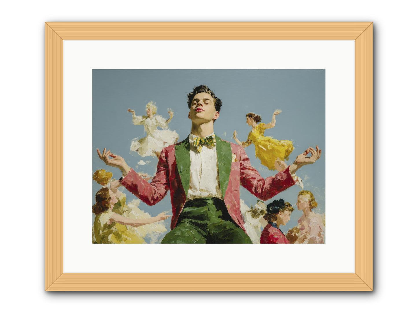 A Season Worn Like a Crown -- Framed Print - Natural 16x12